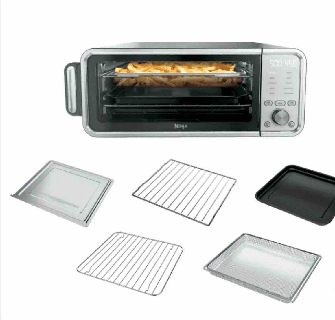 2026 New New Ninja Flip 10-in-1 Toaster Oven & Air Fryer with Added Broil Rack - Image 2