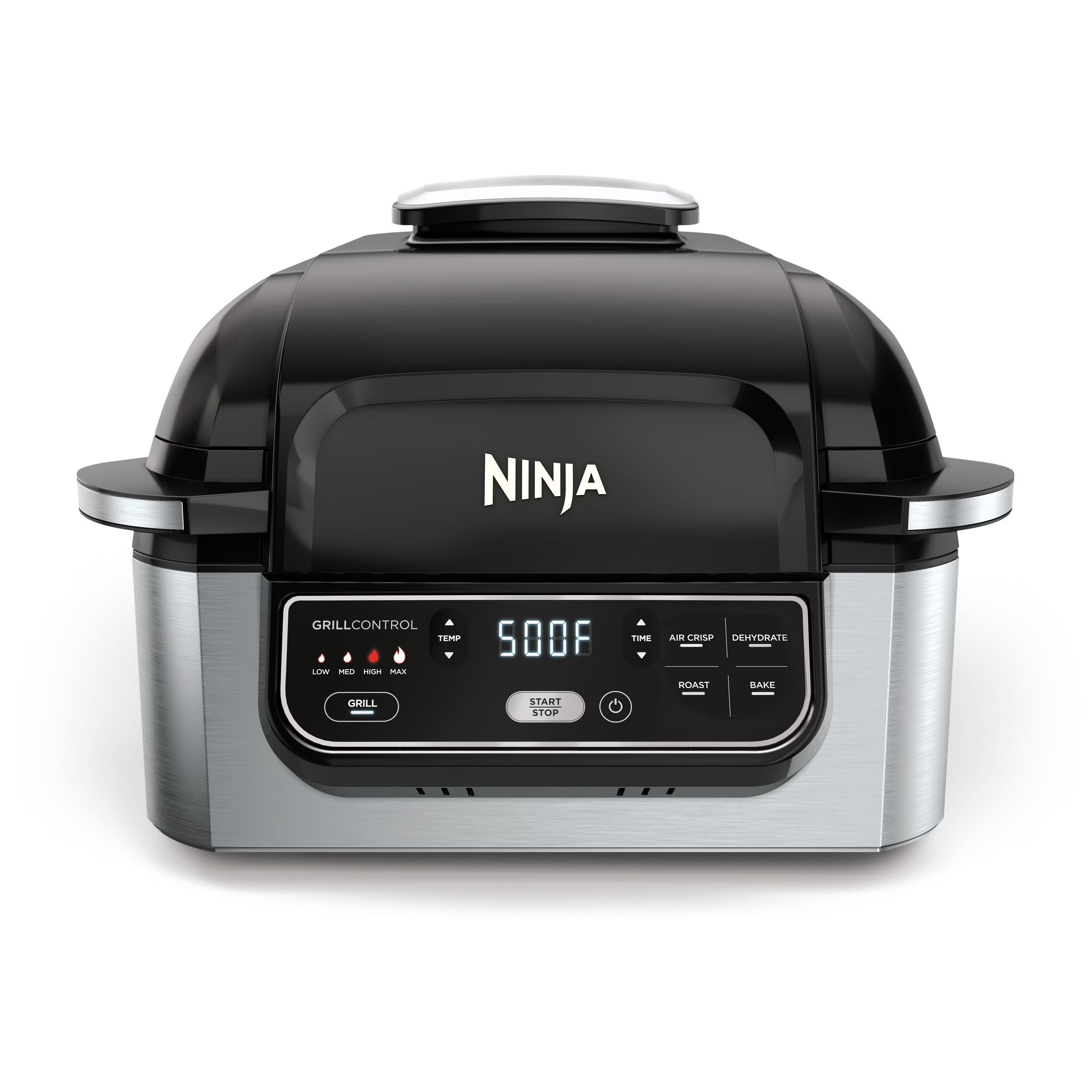 2026 New Ninja AG301 Foodi 5-in-1 Indoor Grill with 4-Quart Air Fryer