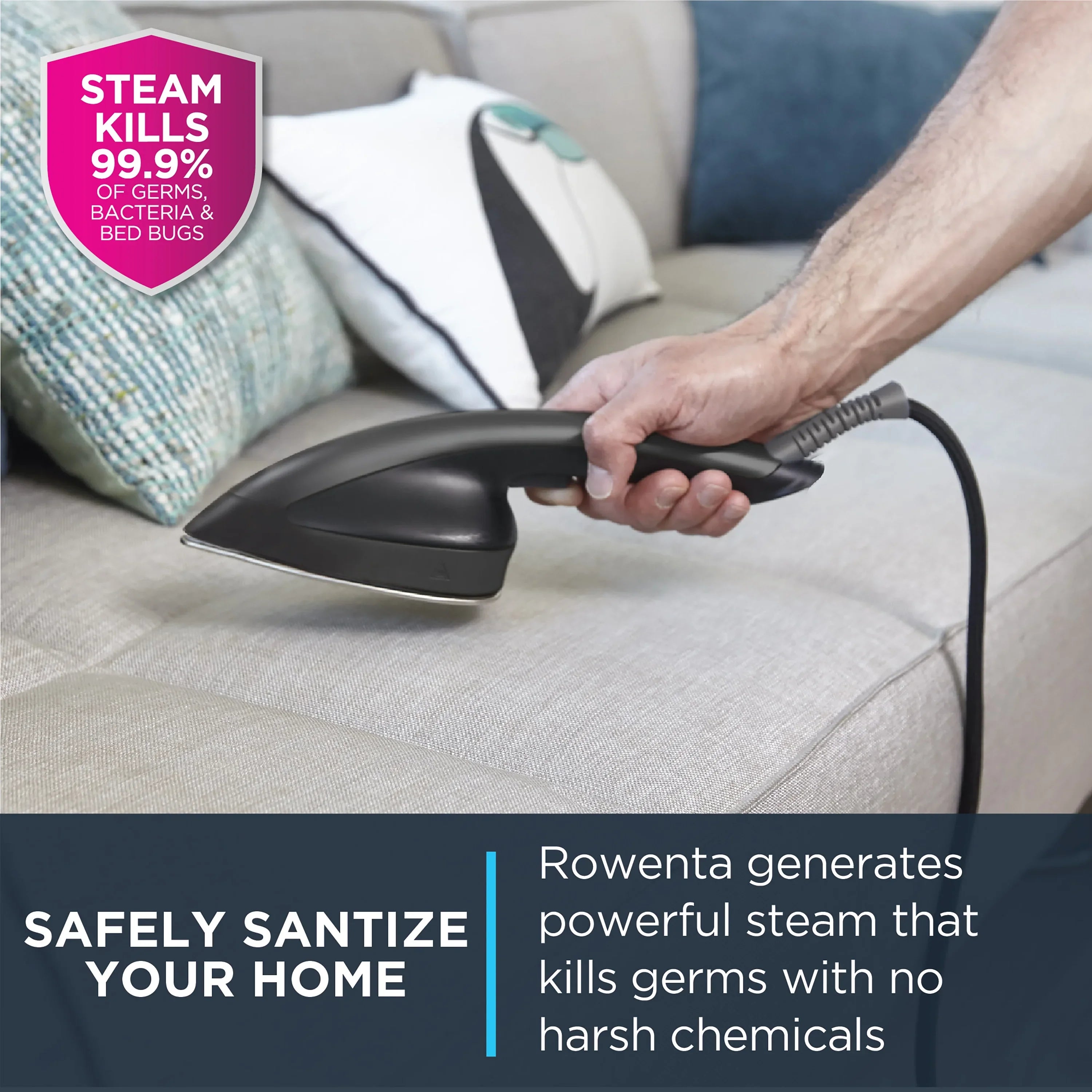 2026 New Rowenta IXEO Full Size Steamer for Clothes with Ironing Board, Garment Steamer, 65 Inch, 1500 Watts, Portable, QR1410 - Image 16