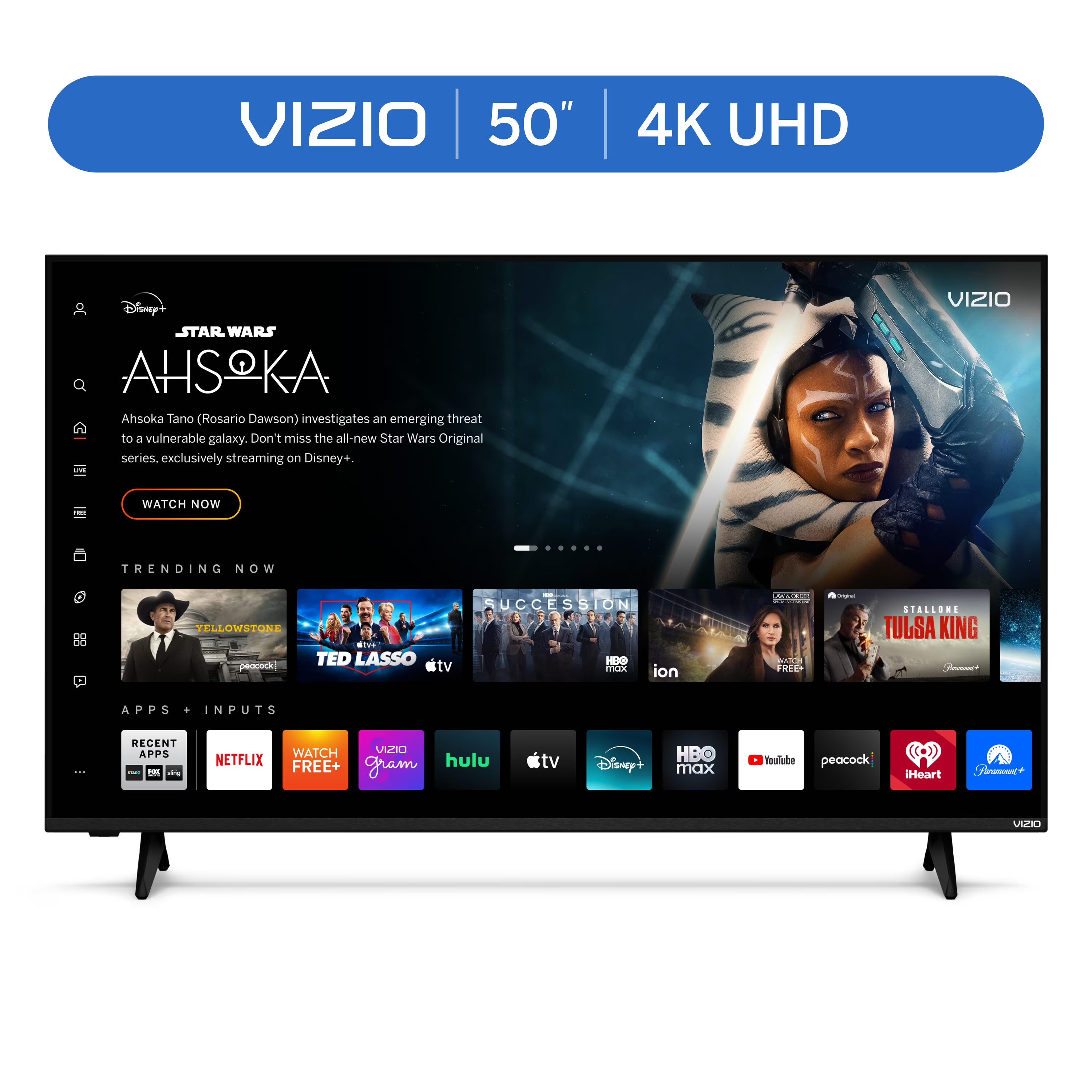 2026 New VIZIO 50" Class 4K UHD LED HDR Smart TV (V4K50M-08)