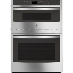 2026 New GE Appliances PT7800SHSS 30 Inch Electric Double Wall Oven/Microwave Combo Stainless Steel