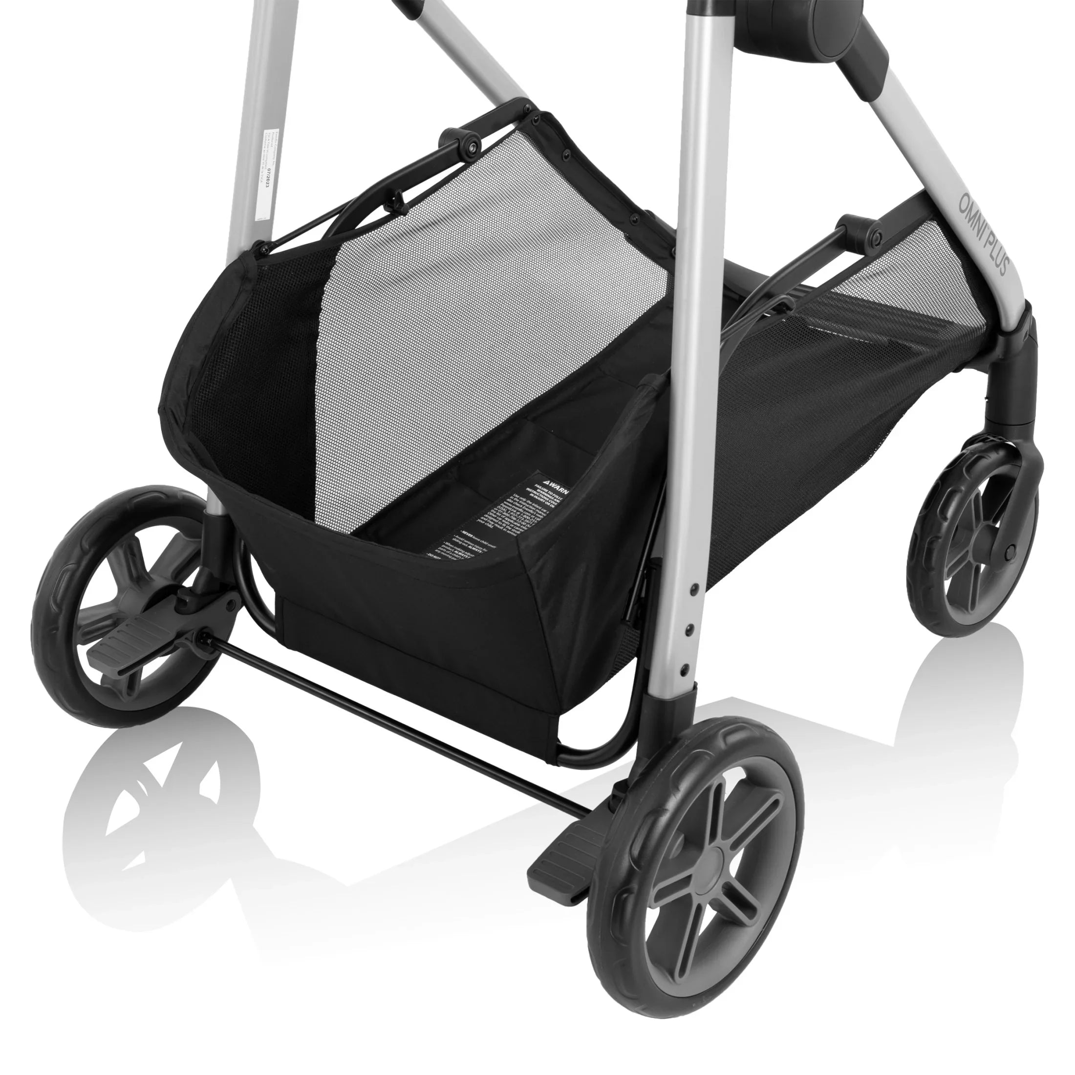 2026 New Evenflo Omni Plus Modular Travel System with LiteMax Sport Infant Car Seat, Mylar Gray, Unisex - Image 73