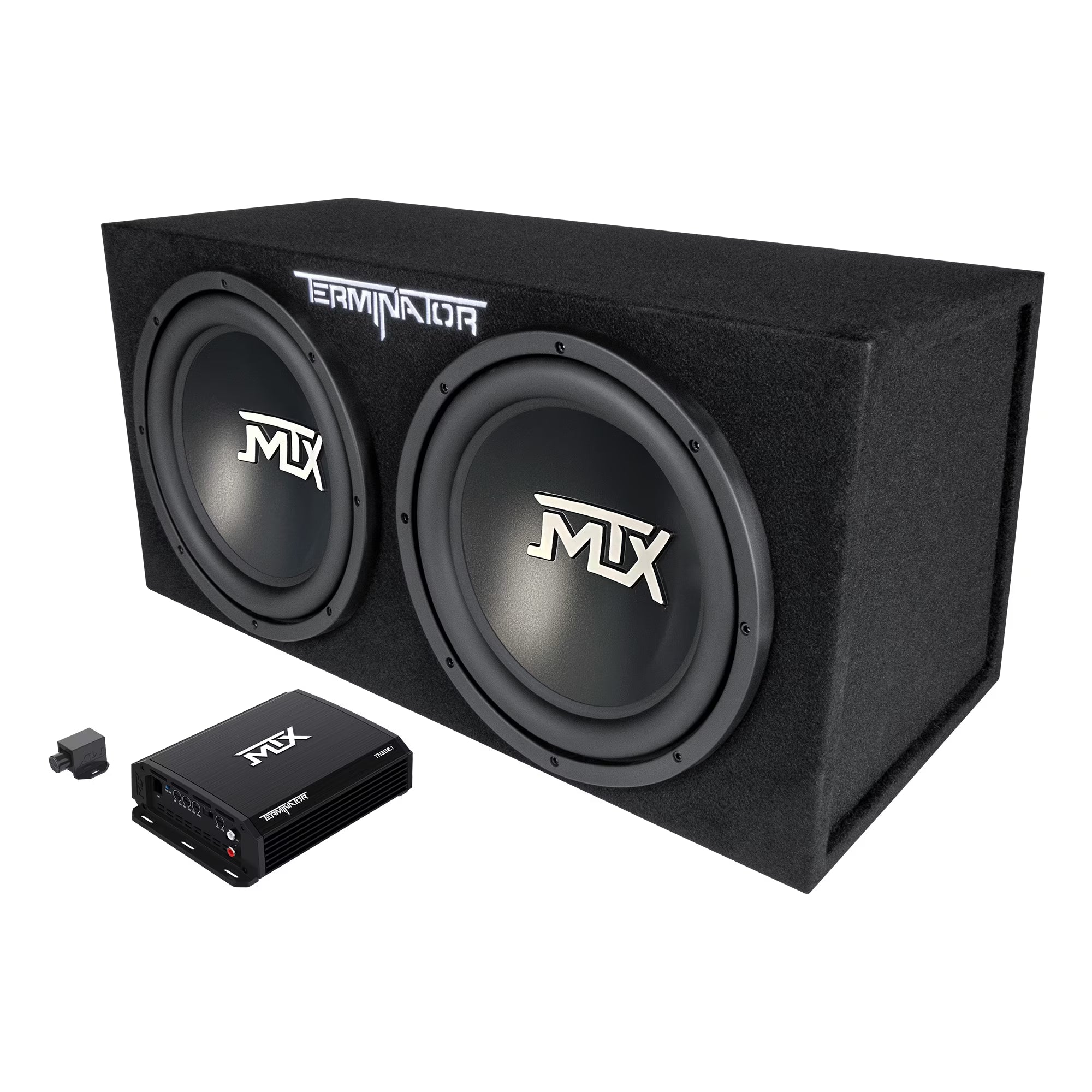 2026 New MTX TNP212D2 12" 1200W Dual Loaded Car Subwoofer Audio w/ Sub Box Amplifier