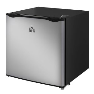 2026 New Mini Upright Freezer 1.1 Cu.Ft - Compact Silver Freezer, Removable Shelves, Low Noise, Adjustable Temperature - Ideal for Apartments, Dorms, Offices