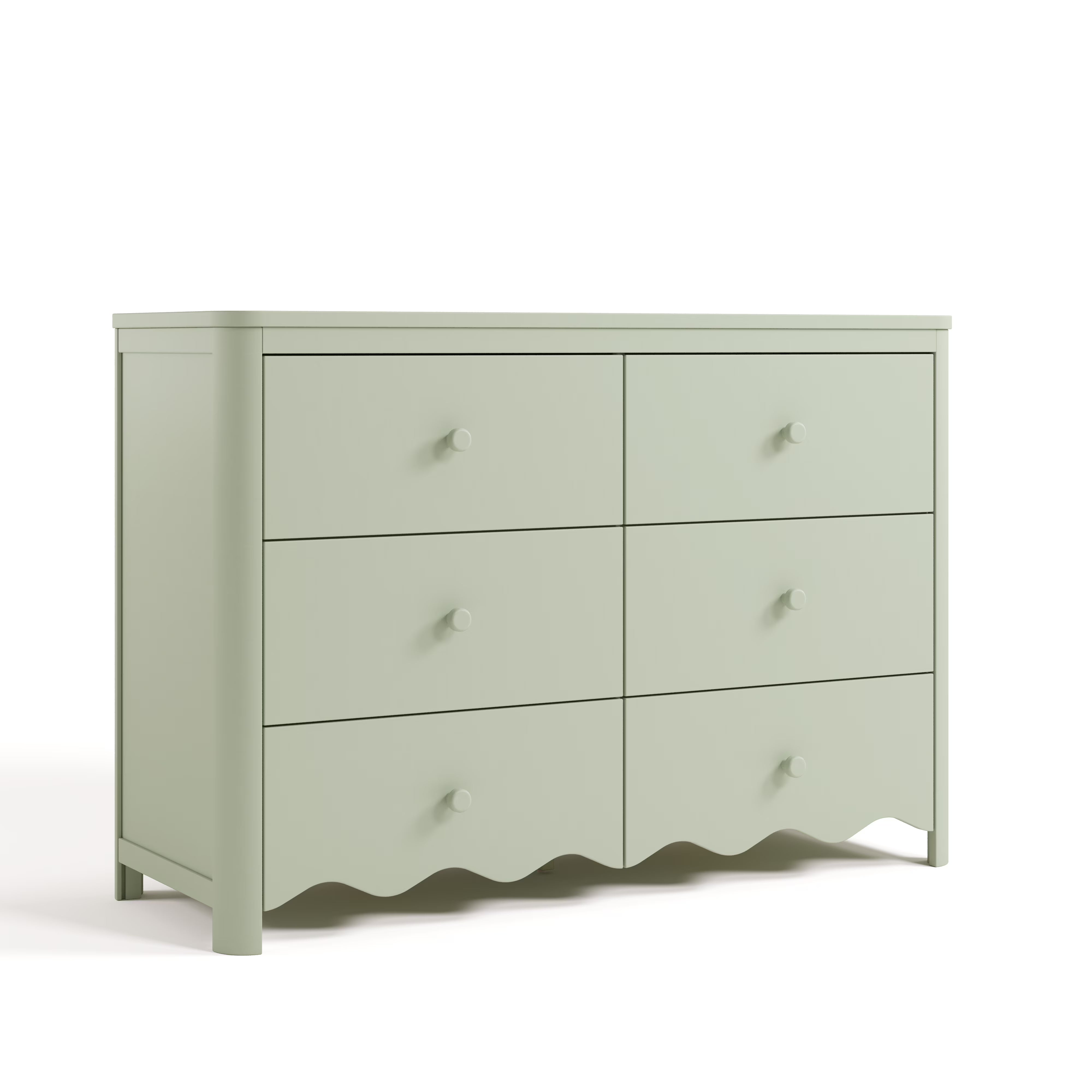 2026 New Storkcraft Casablanca 6 Drawer Nursery Dresser, Sage