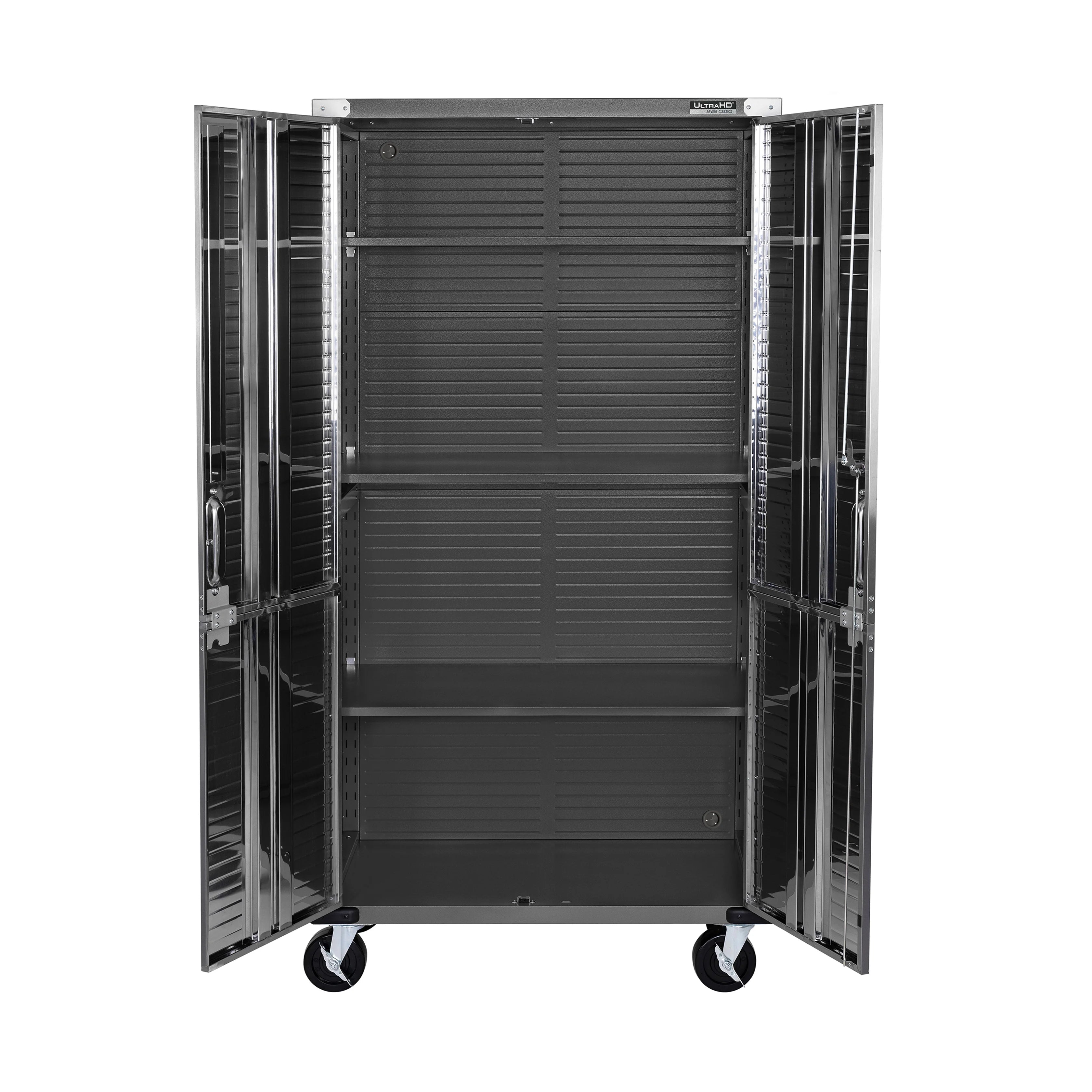 2026 New Seville Classics UltraHD Steel Body Lockable Storage Filing Cabinet Organizer Locker Shelving Unit 36" W x 18" D x 72" H, Granite - Image 40