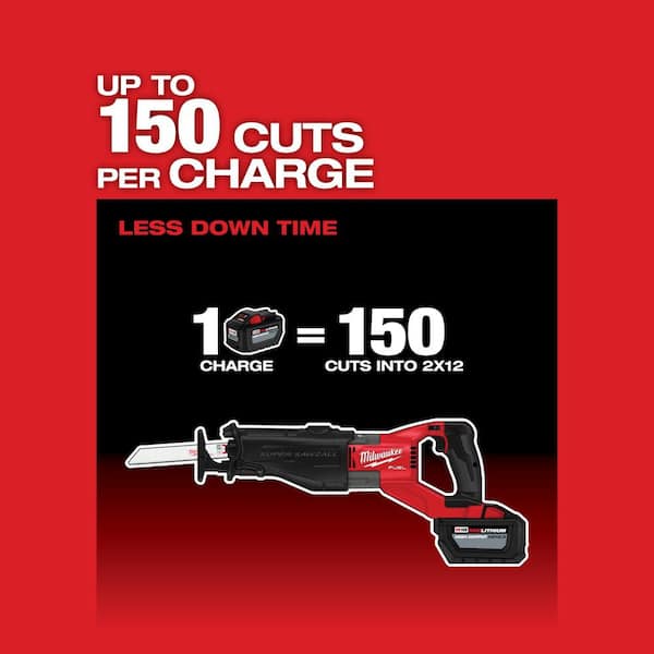 2026 New M18 Fuel 18-Volt Lithium-Ion Brushless Cordless Super Sawzall Orbital Reciprocating Saw with 6.0 Ah Battery - Image 6