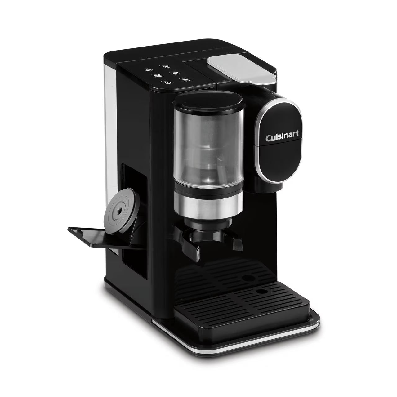 2026 New Cuisinart Grind & Brew Classic Black Single Serve Coffee Maker with Built-In Grinder