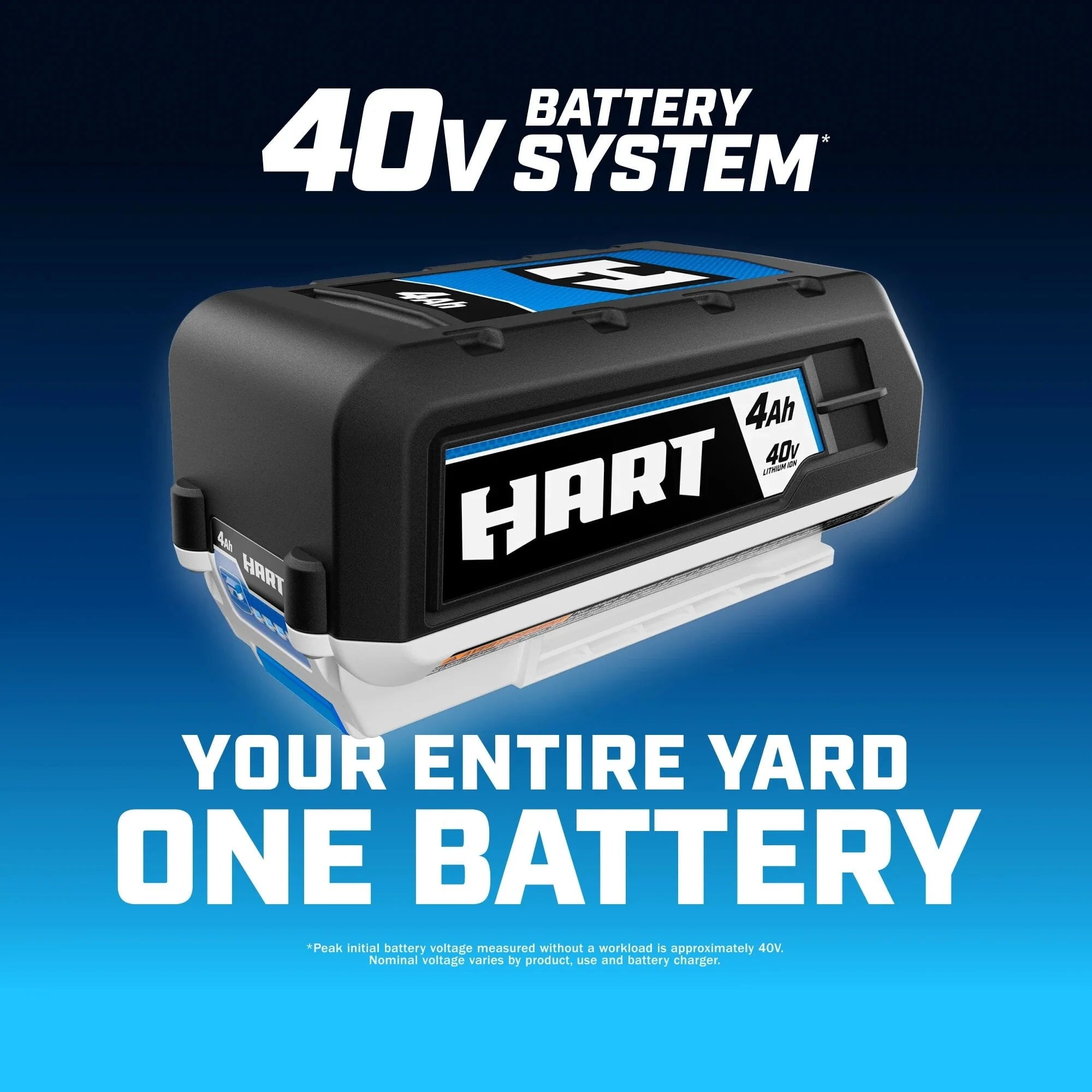 2026 New HART 40-Volt 16-inch SUPERCHARGE Battery-Powered Brushless Chainsaw Kit, (1) 4.0 Ah Lithium-Ion Battery - Image 16