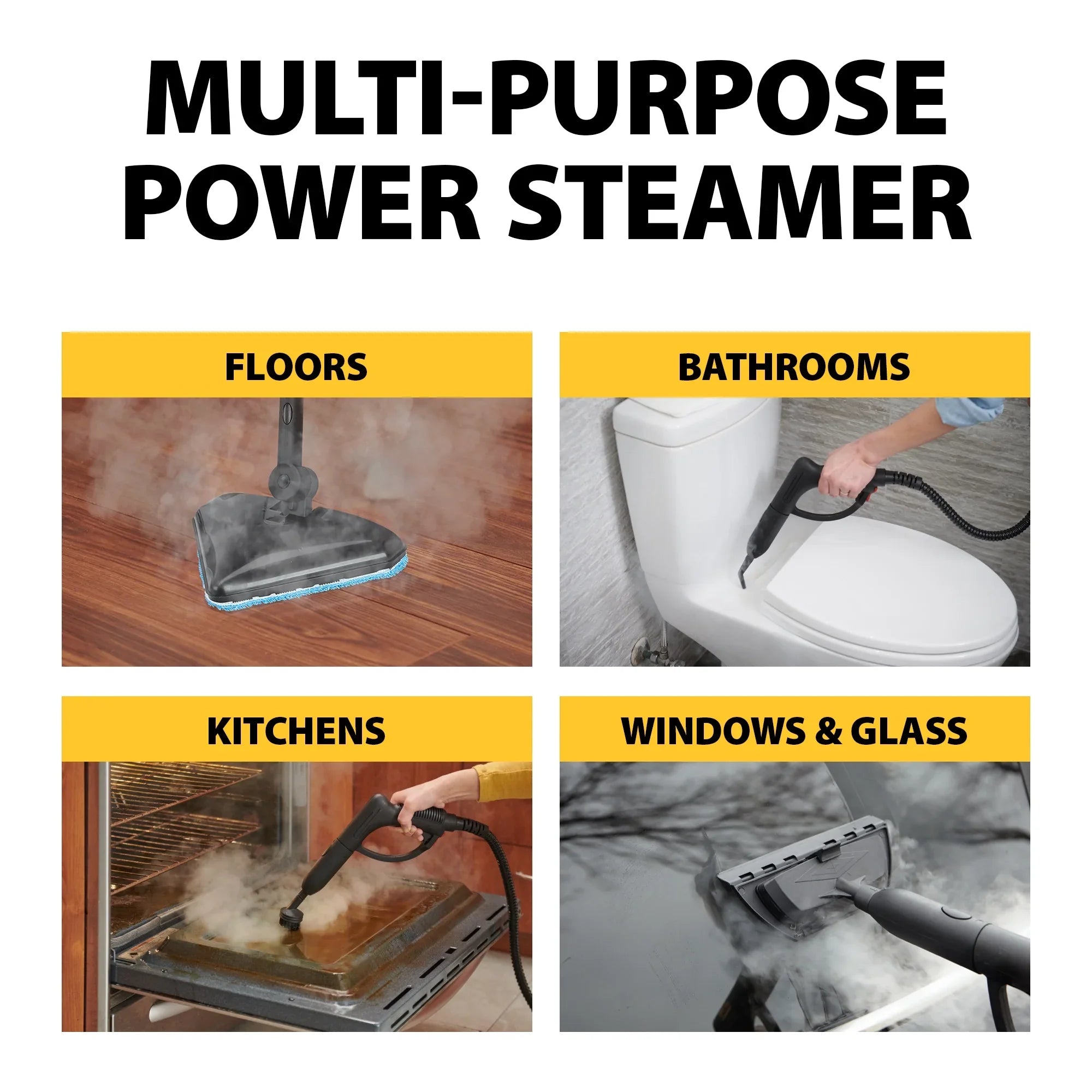 2026 New Wagner Steam Cleaner and Mop for Multi-Surface Projects, 20pc Accessory Set, 925e SteamMachine Elite Steamer - Image 5