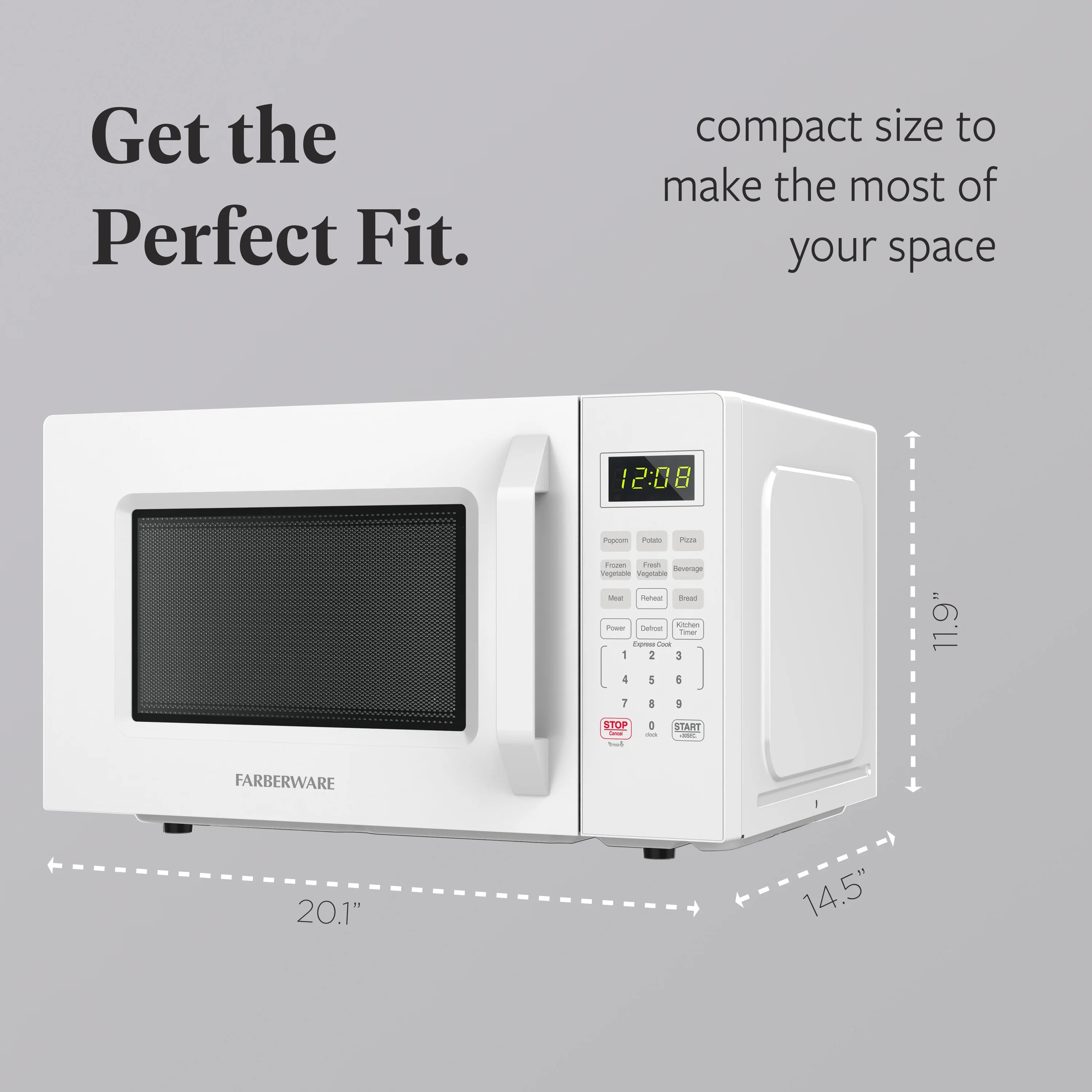 2026 New Farberware 1.1 Cu. Ft. 1000-Watt Compact Microwave Oven, Black - Image 47