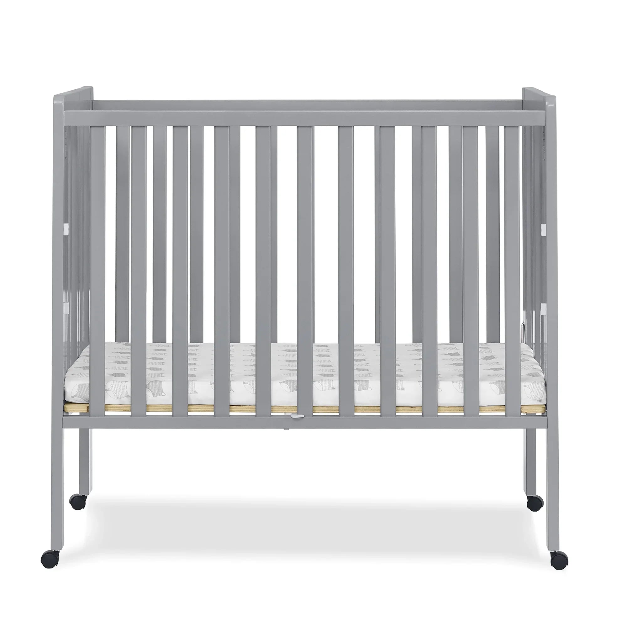 2026 New Delta Children Lee Portable Folding Mini Crib with 1.5-Inch Mattress - Greenguard Gold Certified, Bianca White - Image 27