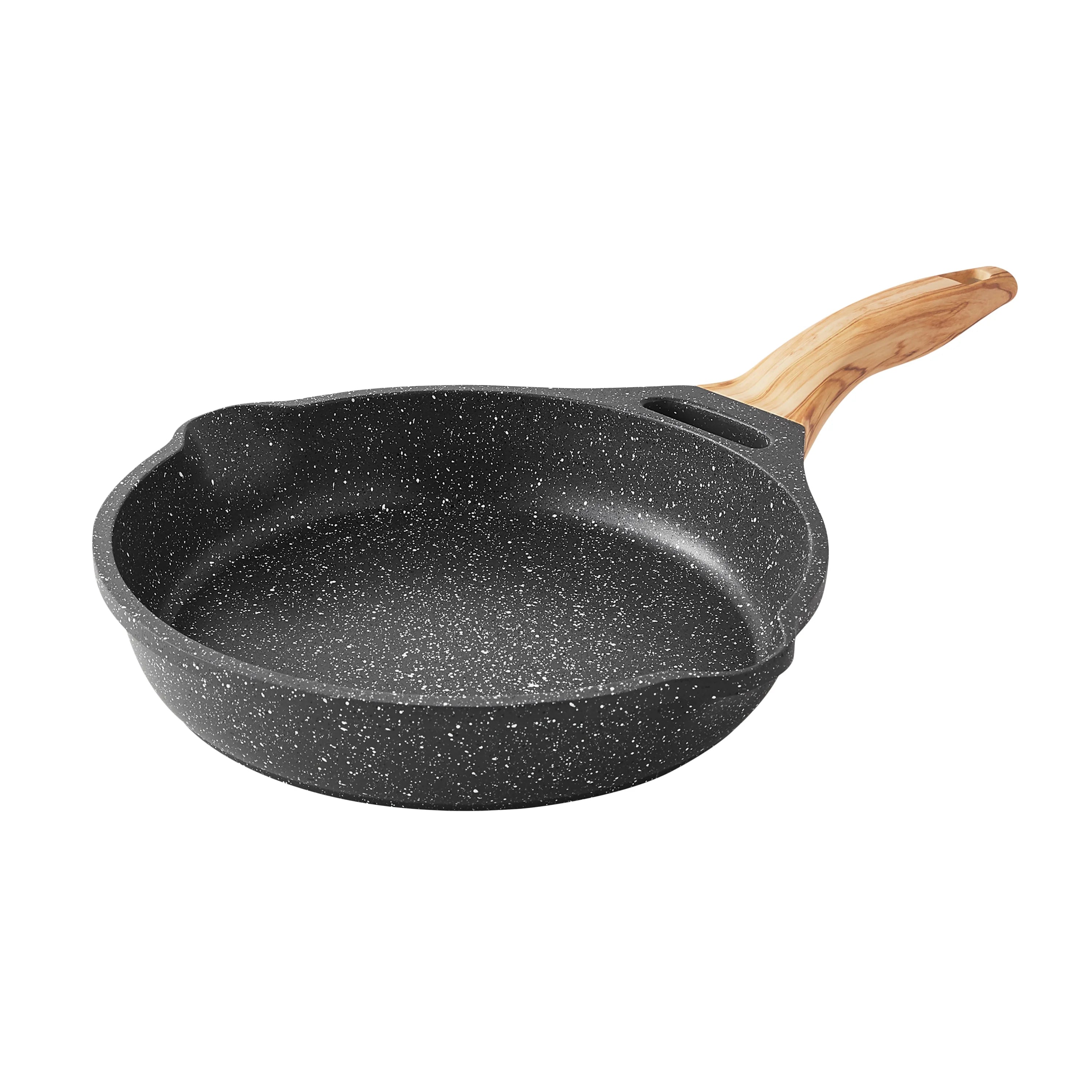 2026 New The Pioneer Woman Prairie Signature 14-Piece Cast Aluminum Cookware Set, Brown Speckle - Image 19
