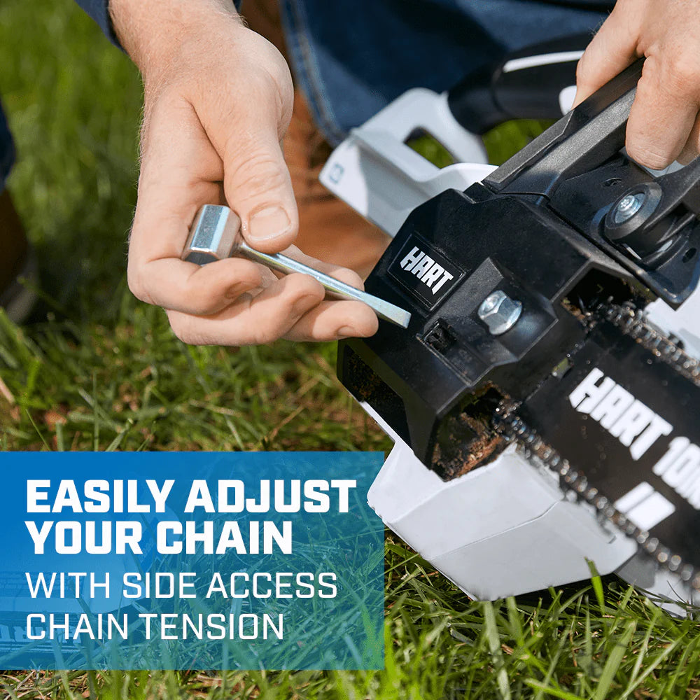 2026 New HART 40-Volt 10-Inch Battery-Powered Chainsaw Kit, (1) 2.5 Ah Lithium-Ion Battery - Image 3