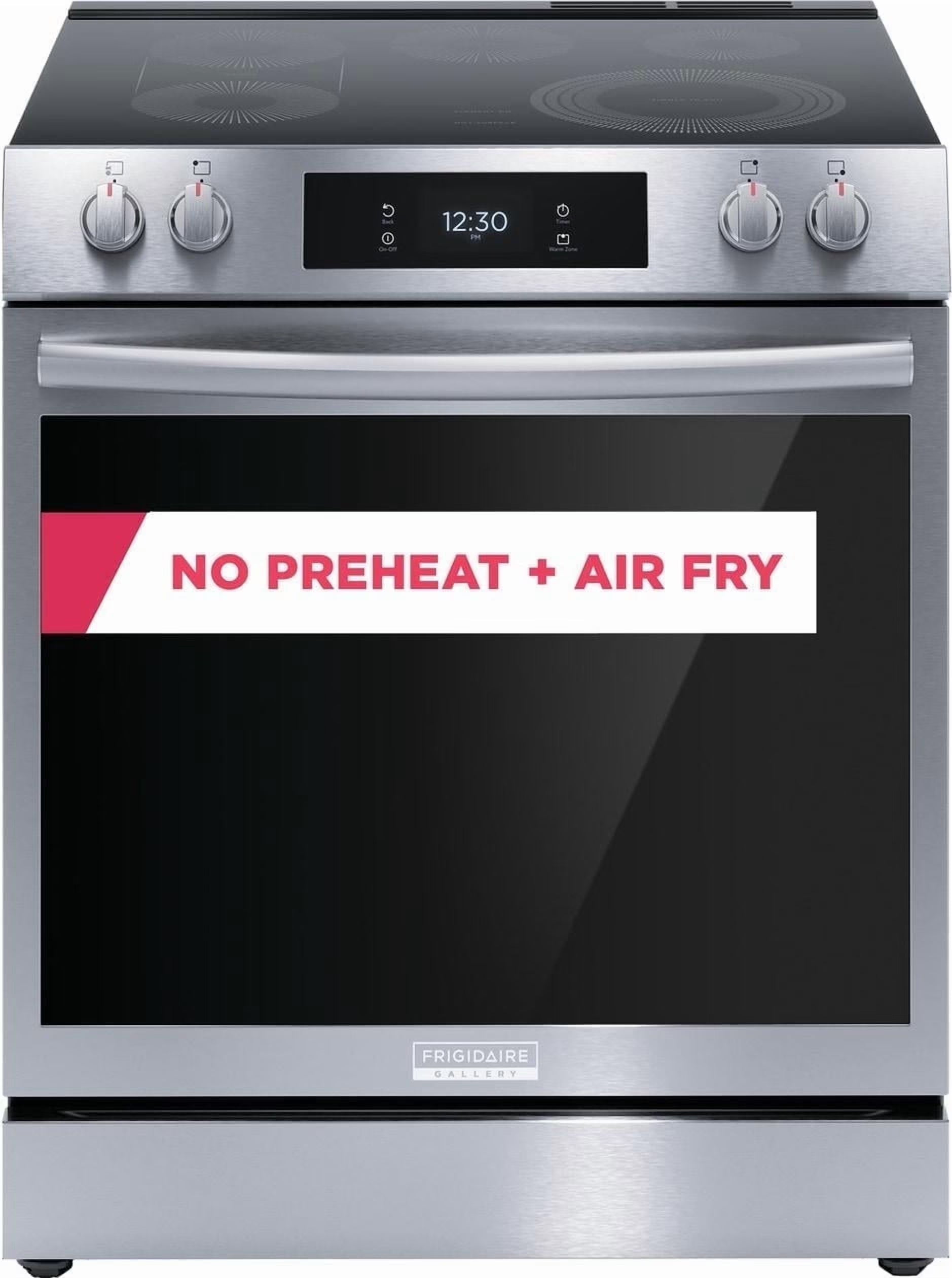 2026 New Frigidaire Gallery GCFE3060BF 30" Front Control Electric Range with Total Convection, Stainless Steel