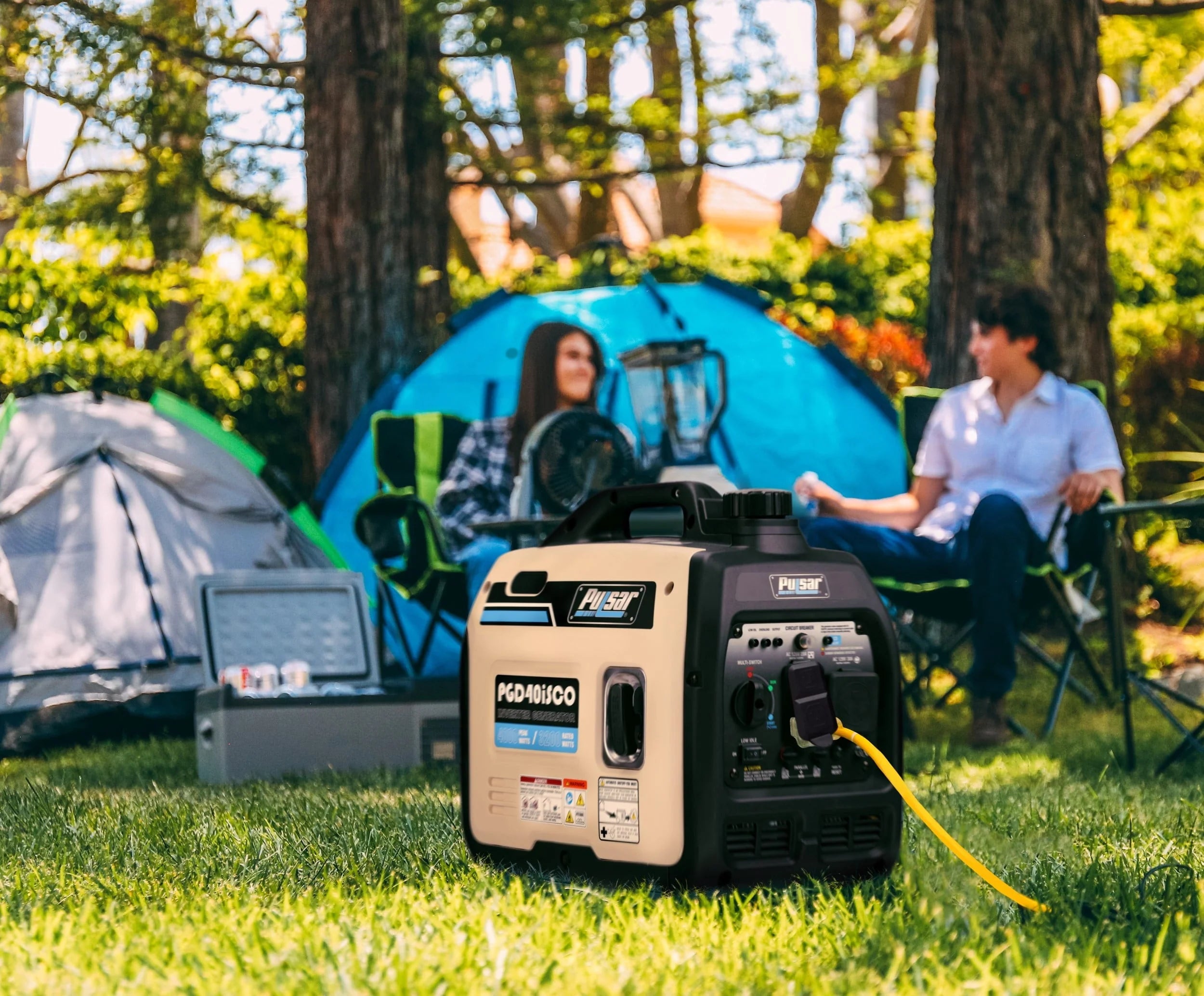 2026 New Pulsar 4000-Watt Super Quiet Gas Powered Inverter Generator with CO Sentry - Image 7