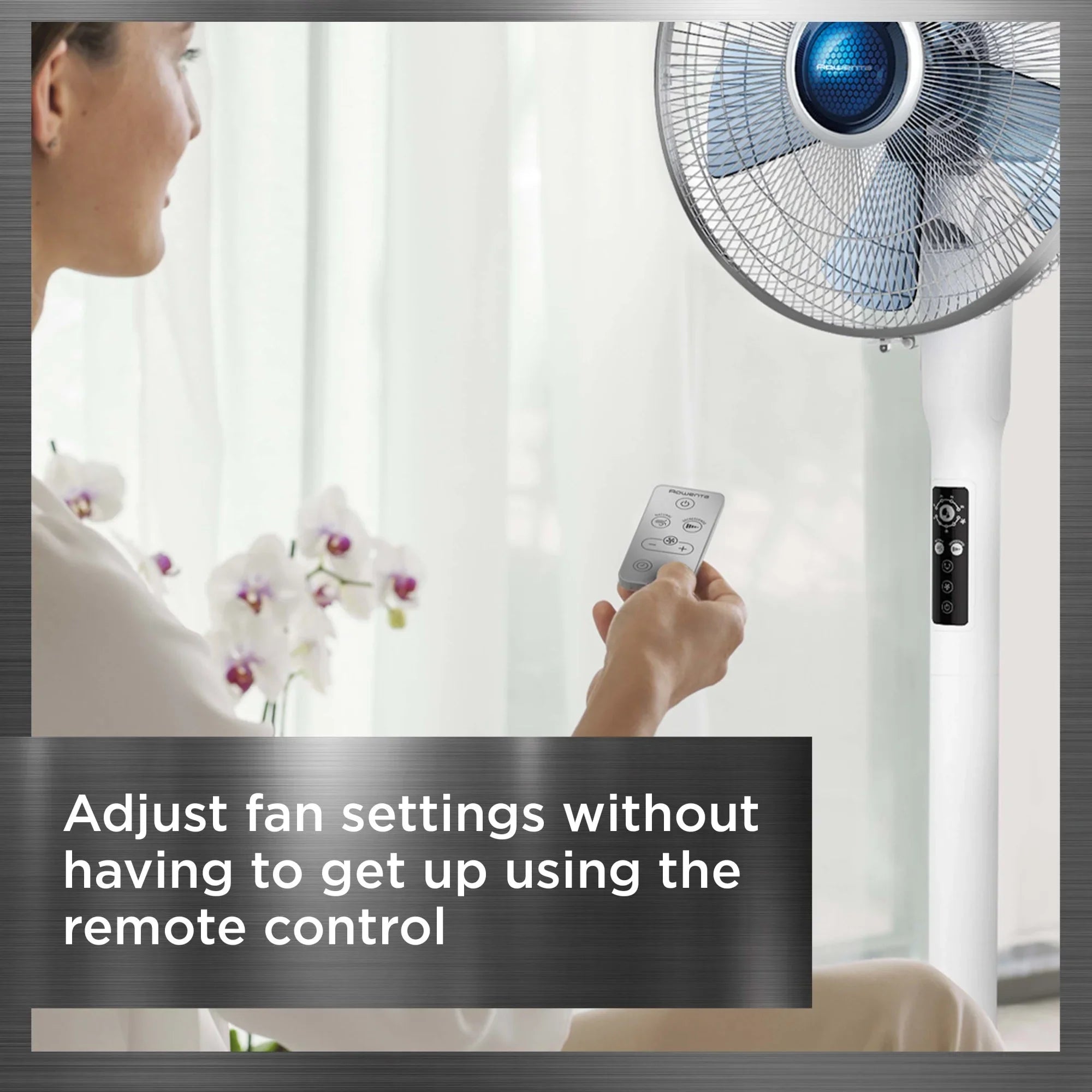 2026 New Rowenta Turbo Silence Standing Floor Fan with Remote, 53 Inch, Portable, 5 Speeds, VU5670 - Image 27