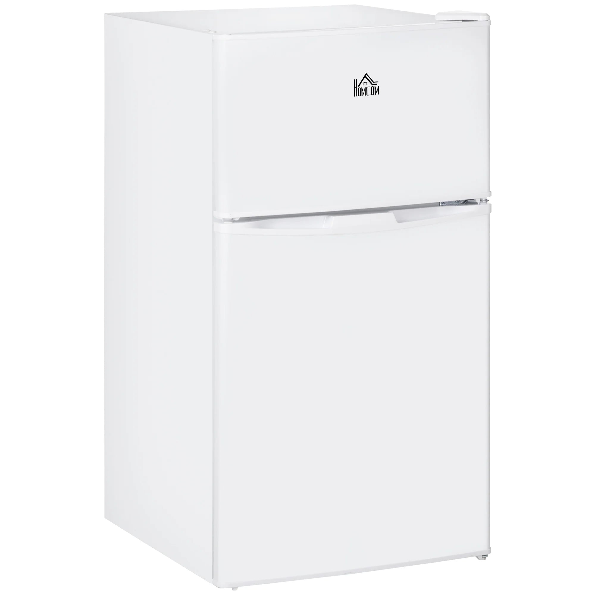 2026 New Harper & Bright Designs Double Door Mini Fridge with Freezer, 3.2 Cu.Ft Compact Refrigerator with Adjustable Shelf, Adjustable Thermostat and Reversible Door for Bedroom, Dorm, Home Office, White - Image 13