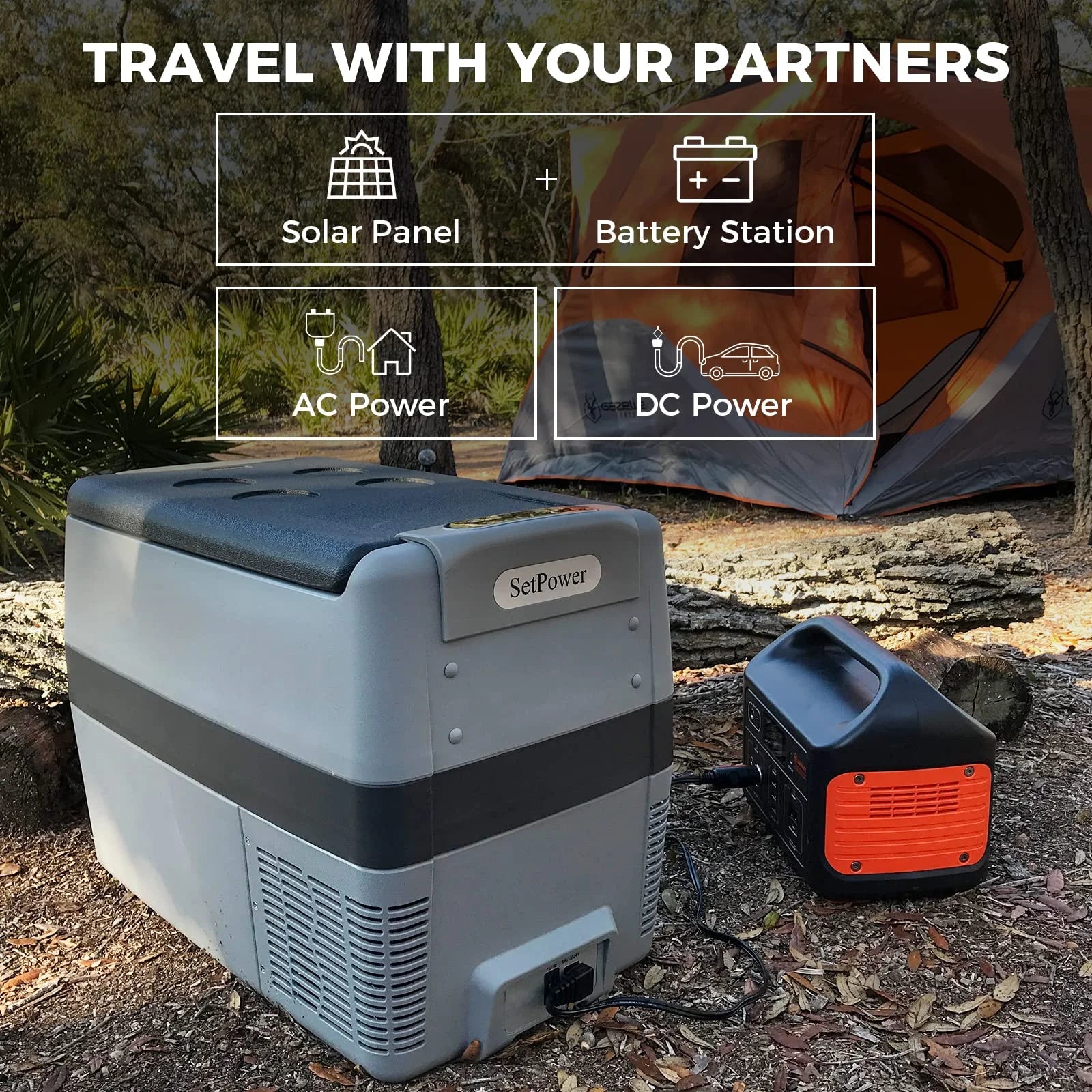 2026 New Setpower 12V Portable Refrigerator Freezer, 32 Quart Outdoor Fridge for Camping,Car Refrigerator,Electric Cooler for Truck, RV, Travel,3-Year Warranty - Image 14