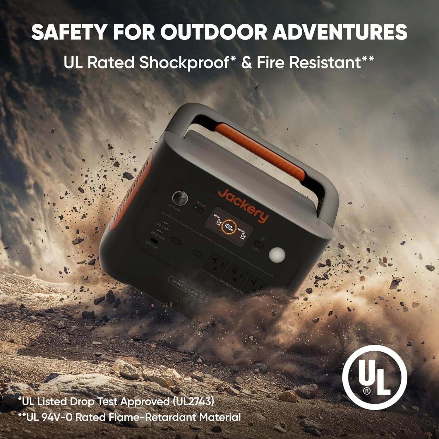 2026 New Jackery Explorer 1000 v2 Portable Power Station and 5m DC Extension Cable,1060Wh LiFePO4 Battery,1500W AC/100W USB-C Output, 1 Hr Fast Charge, Solar Generator for Camping,Emergency, Off-Grid Living - Image 25