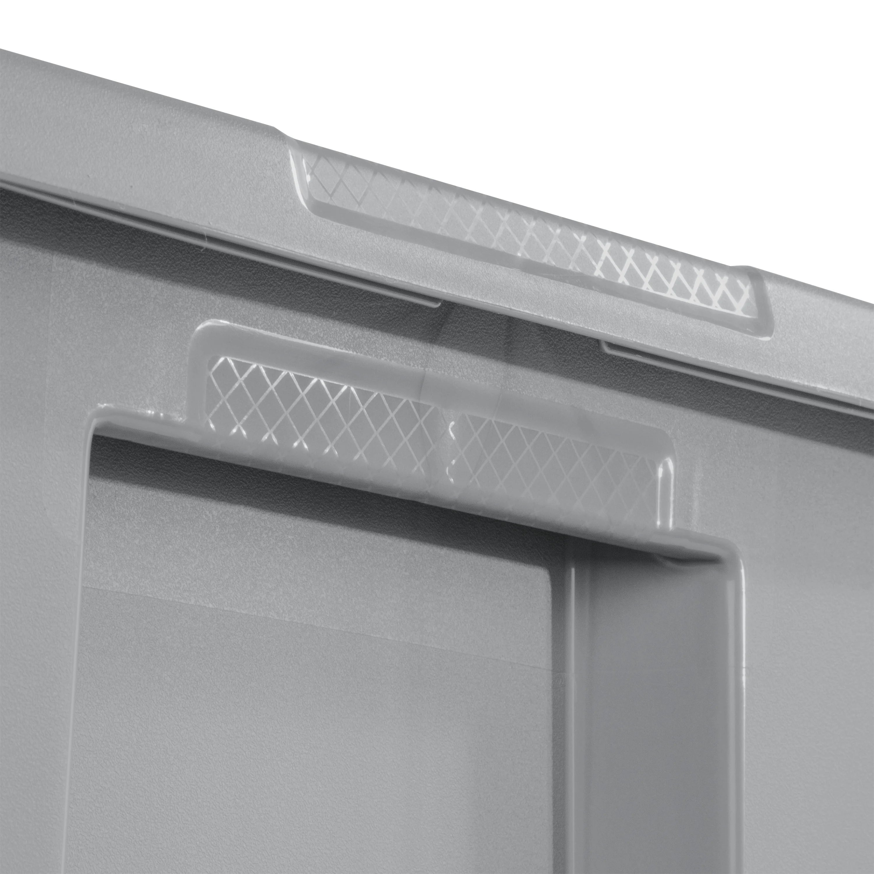 2026 New Sterilite 18 Gallon Tote, Plastic Storage Bin with Snap-on Lid, Gray, 8 Count - Image 8