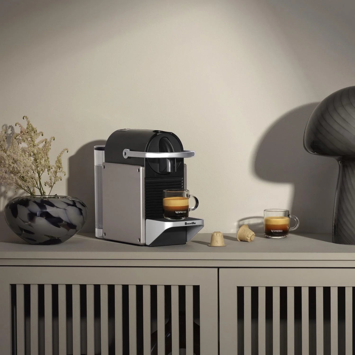 2026 New Nespresso Pixie Espresso Machine by Breville, Titan - BEC440TTN - Image 4