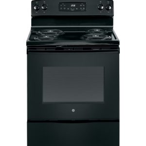 2026 New GE Appliances JB258DMBB 30 Inch Electric Freestanding Range Black