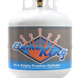 2026 New Flame King 20 lb Propane Tank LP Cylinder Gas Tank with Type 1 Overfill Protection Device Valve (Ships Empty)