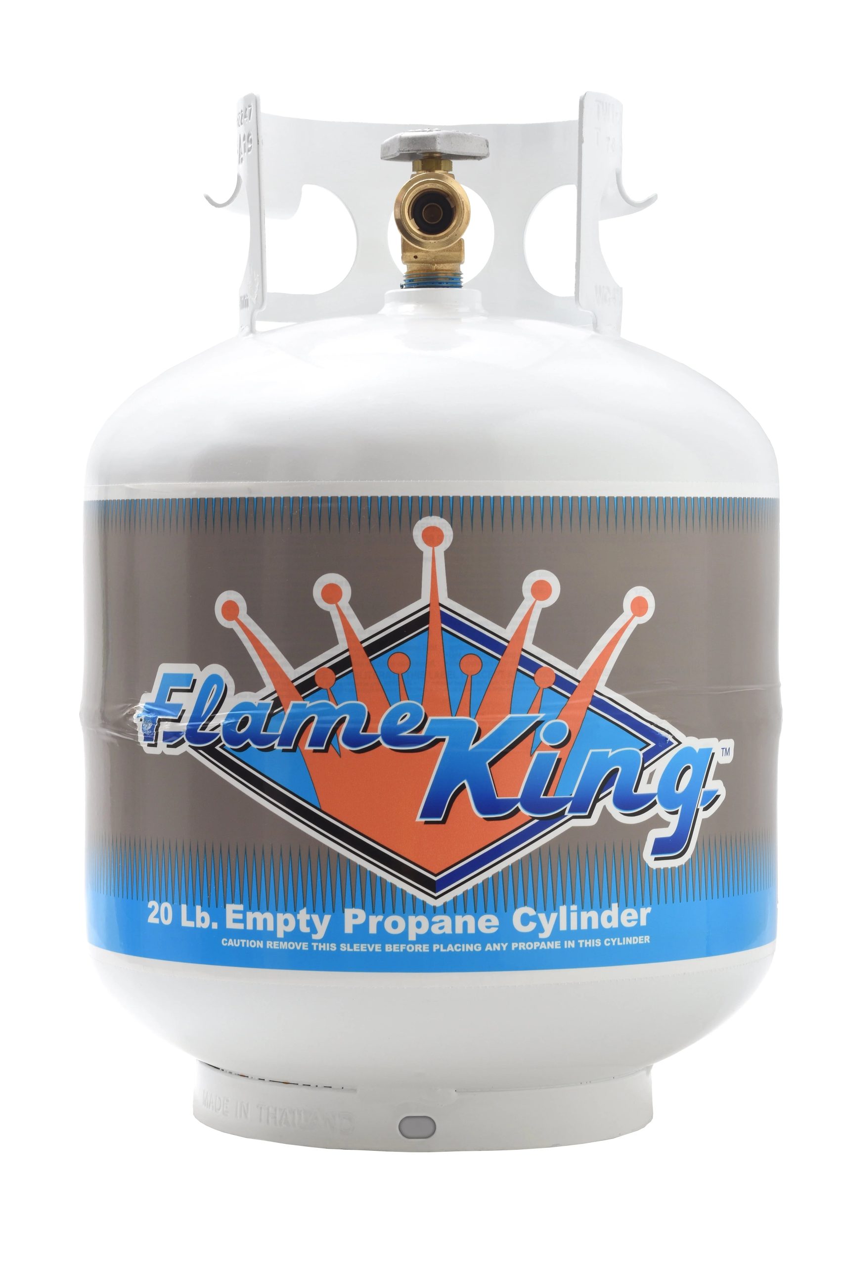 2026 New Flame King 20 lb Propane Tank LP Cylinder Gas Tank with Type 1 Overfill Protection Device Valve (Ships Empty)