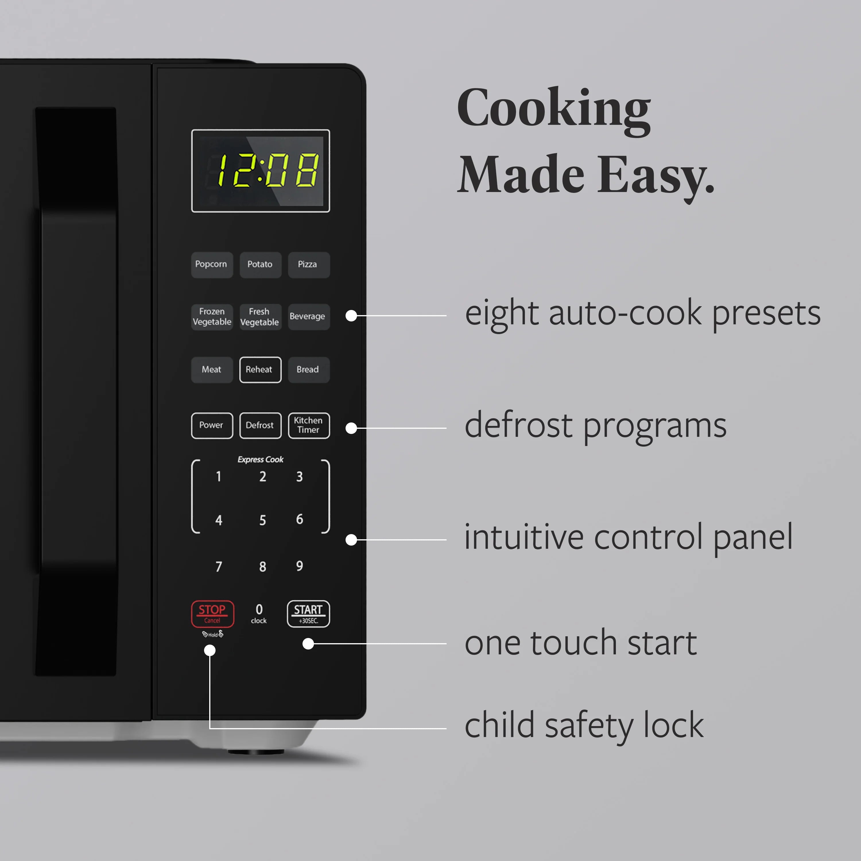 2026 New Farberware 1.1 Cu. Ft. 1000-Watt Compact Microwave Oven, Black - Image 41