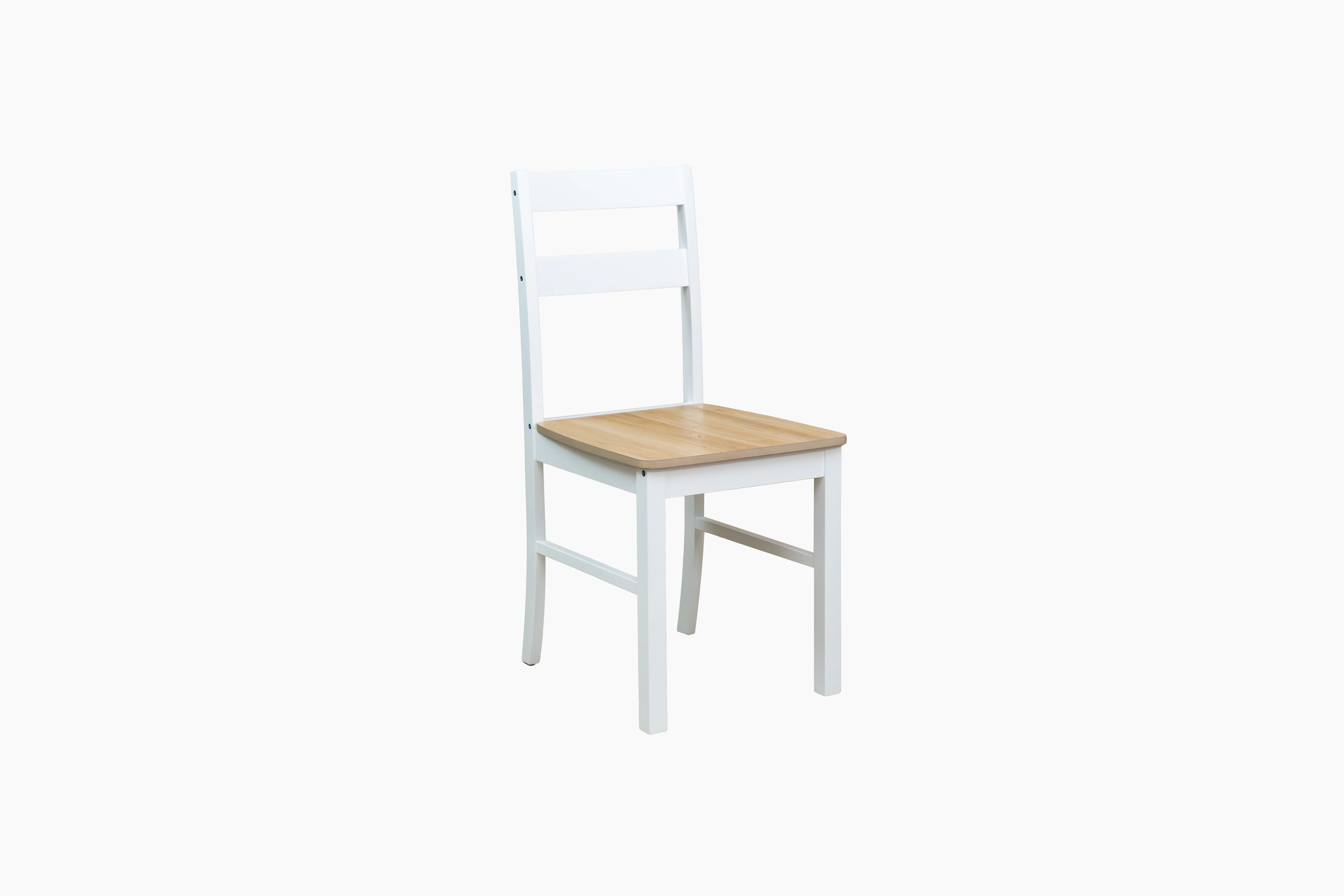 2026 New Mainstays 5-Piece Dining Set, 1 Table and 4 Chairs, White, MDF and Rubberwood, Indoor, 46" L x 29" W x 30" H Table - Image 10