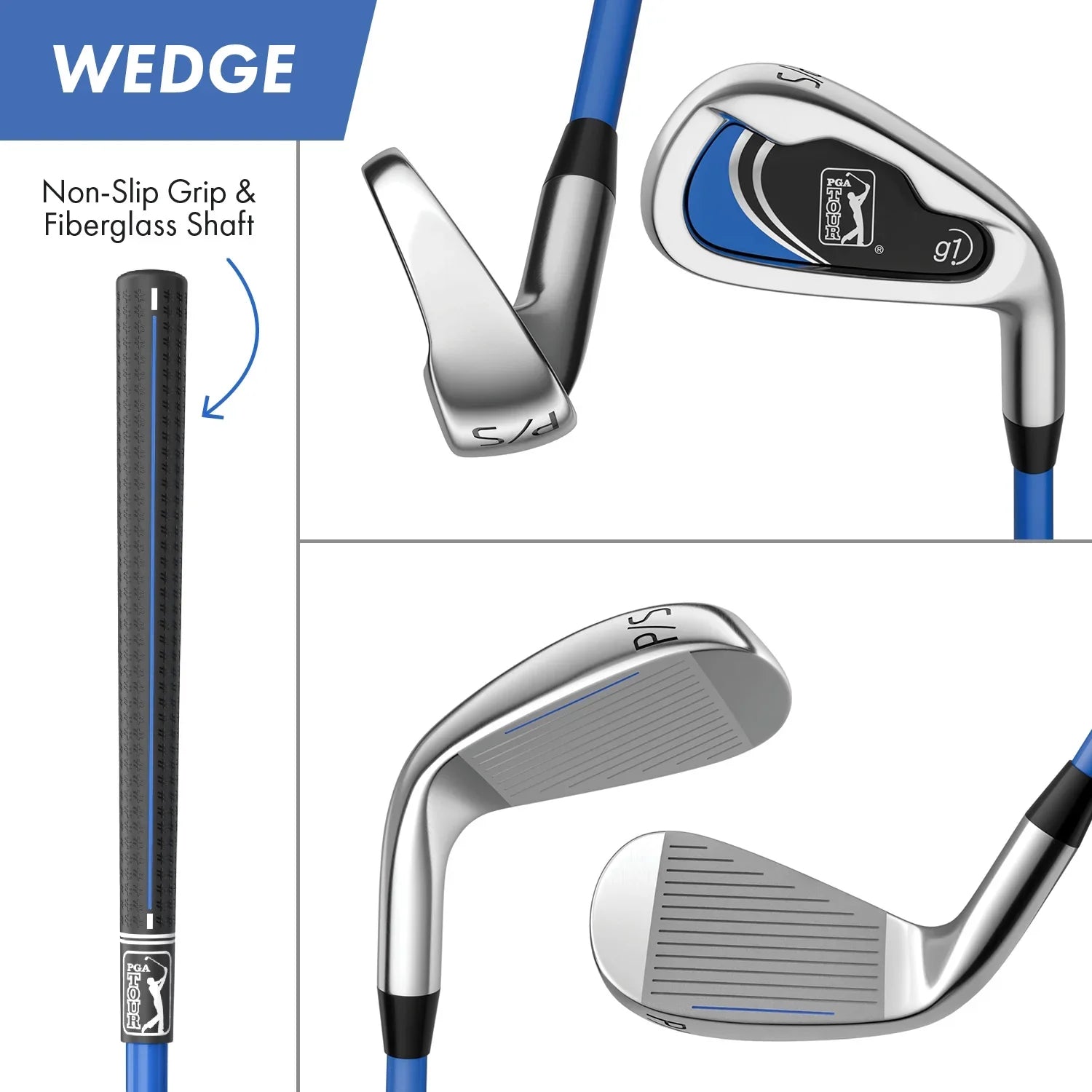 2026 New PGA Tour Right-Handed 10 Piece Kids Golf Club Stand Bag Set; Player Height 4'8 - 5'2", Ages 8-12 - Image 8
