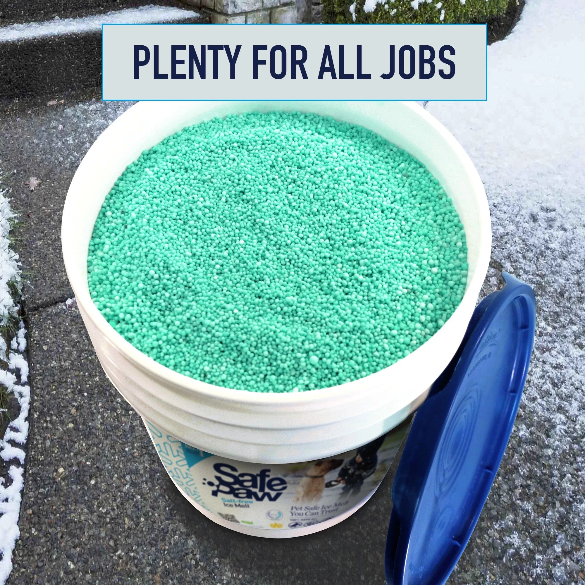 2026 New Safe Paw Pet Safe Ice Melt, 100% Salt and Chloride free with Traction Agent, Non-Toxic, Fast Acting, Lasts 3X Longer -C 35 Lbs - Image 5
