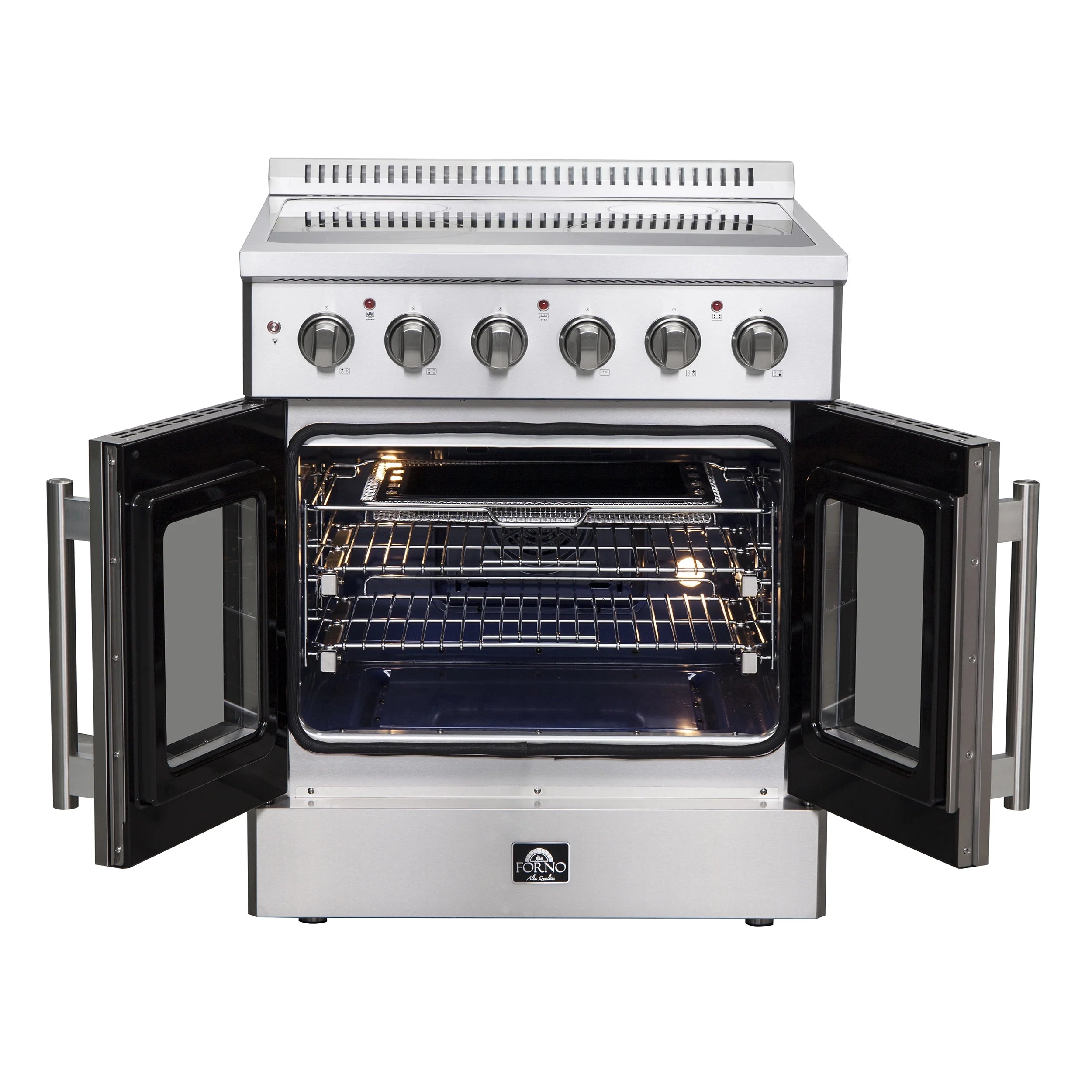 2026 New Forno Galiano 30-Inch Freestanding French Door Electric Range, True Convection, Energy Efficient - Image 5