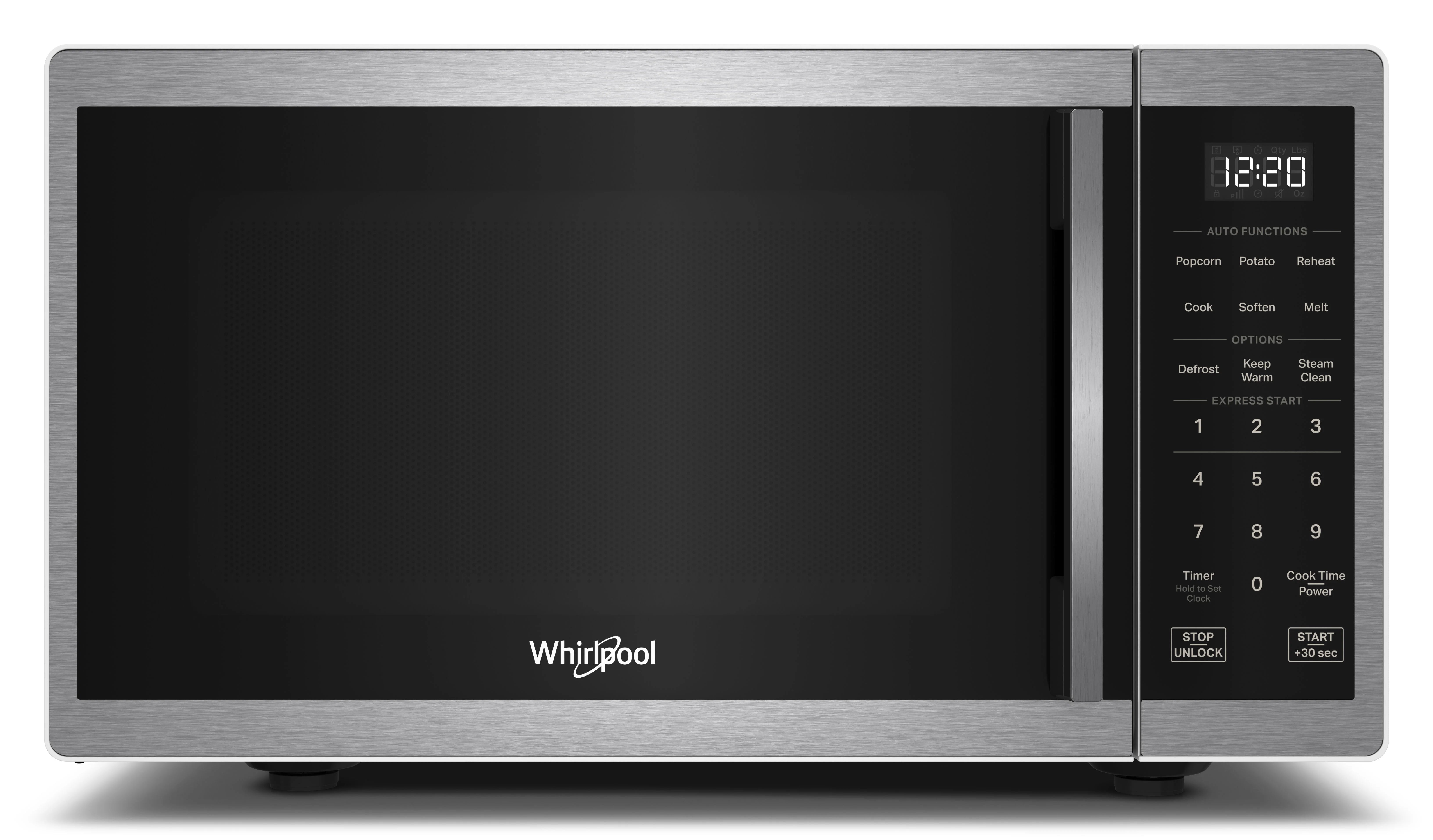 2026 New Whirlpool 0.9 cu. ft. Stainless Steel Countertop Microwave With Steam Clean - 900 Watt - Image 3