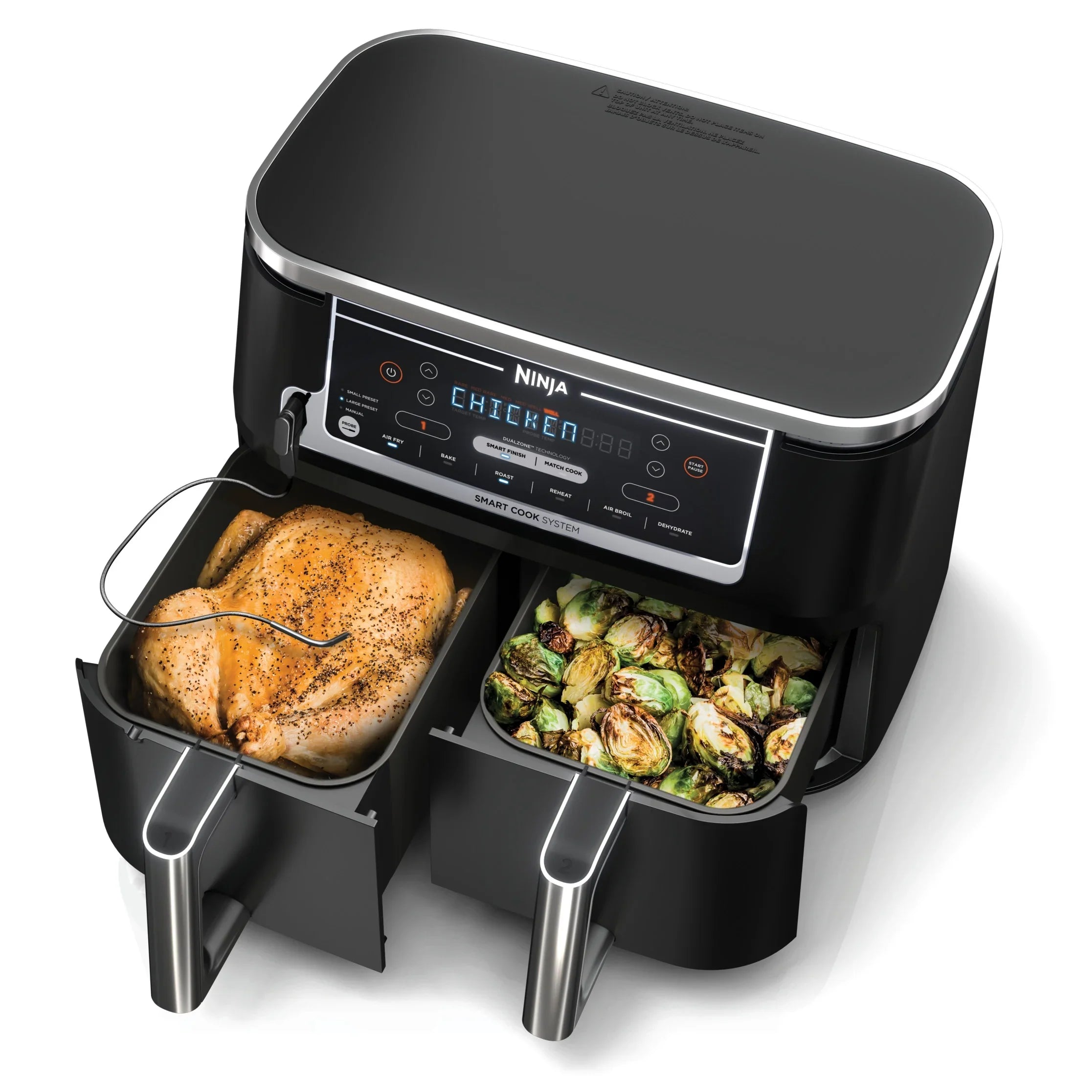 2026 New Ninja. Foodi. 6-in-1 Smart 10-qt. 2-Basket Air Fryer - Image 16