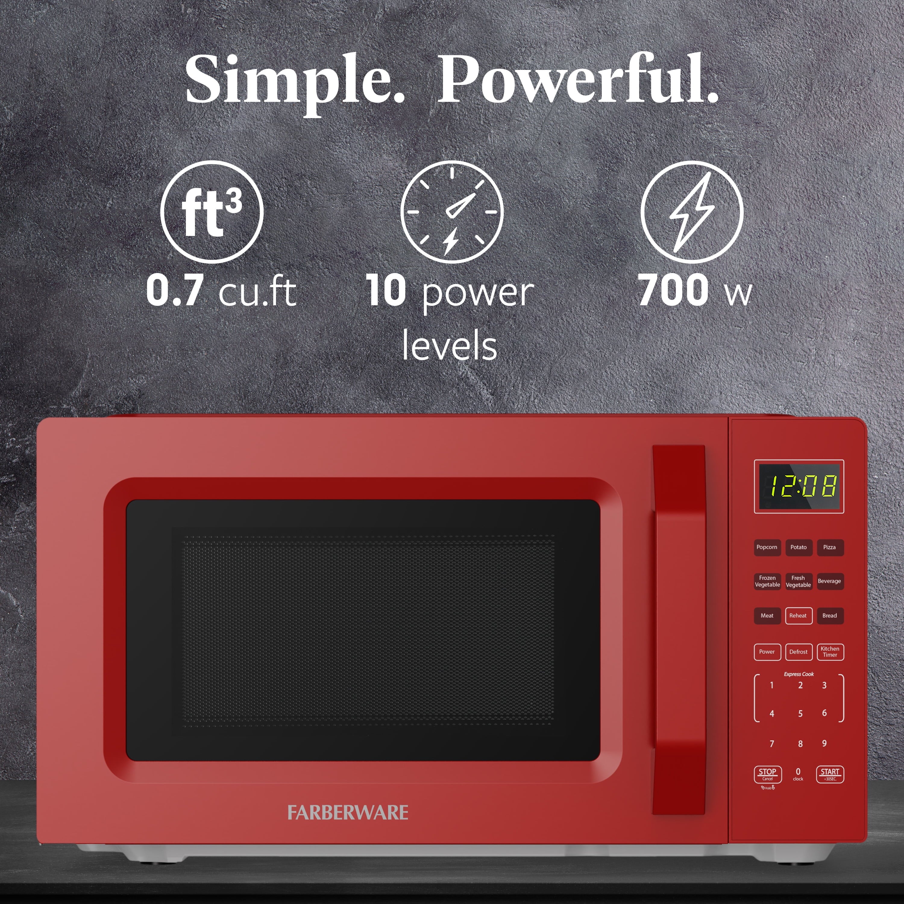 2026 New Farberware 1.1 Cu. Ft. 1000-Watt Compact Microwave Oven, Black - Image 27