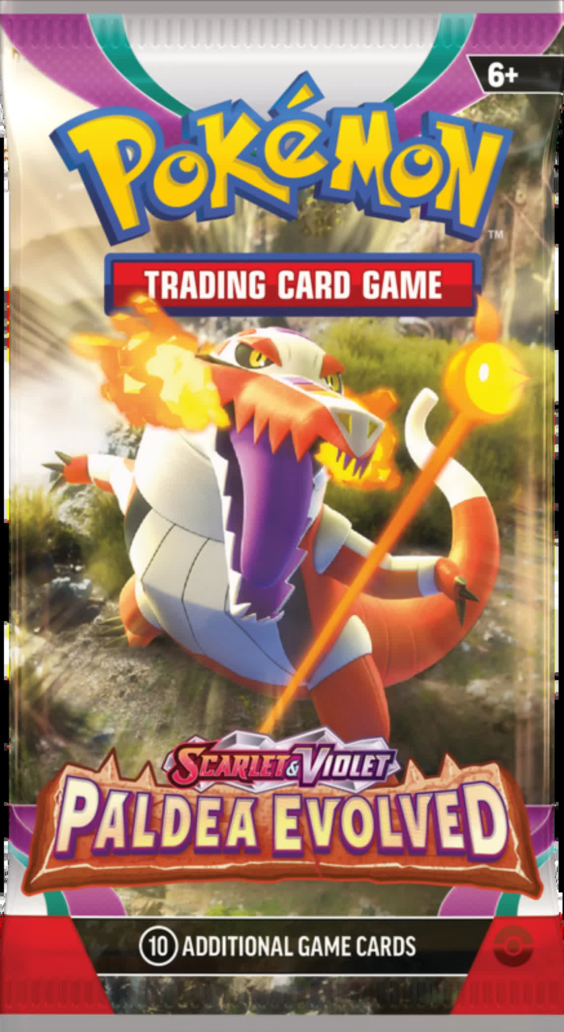2026 New Pokemon Trading Card Game Scarlet & Violet 2 Paldea Evolved Booster Bundle 6 Booster Packs - Image 4