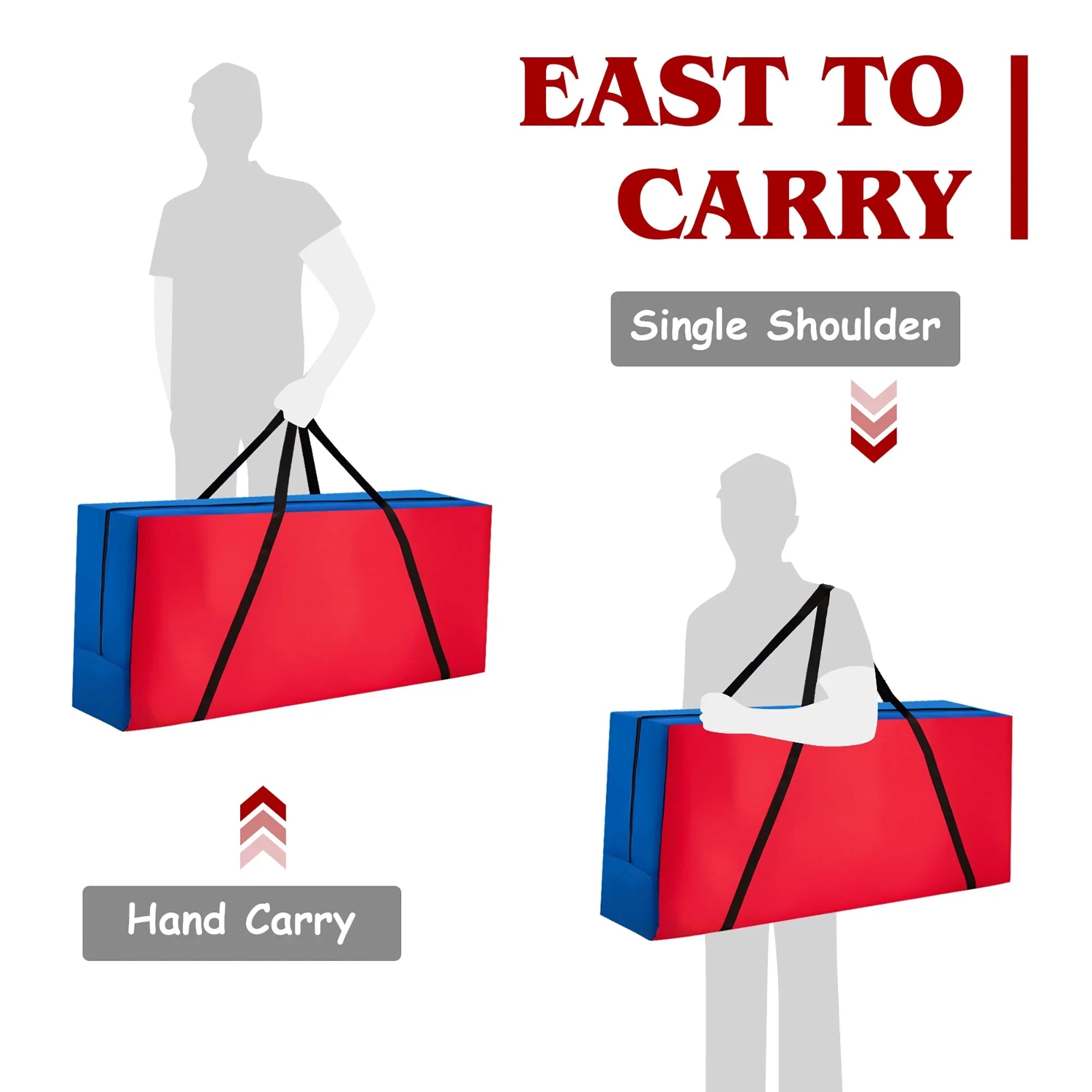 2026 New Costway Giant 4 in A Row Jumbo 4-to-Score Game Set W/Storage Carrying Bag for Kids Adult - Image 22
