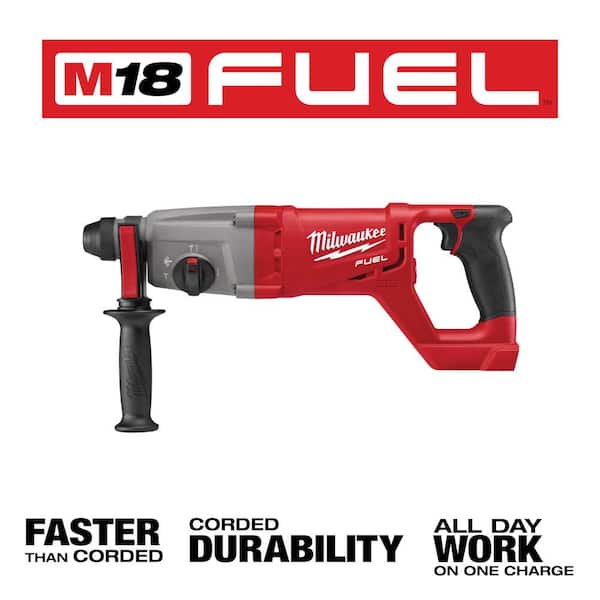 2026 New M18 FUEL 18V Lithium-Ion Brushless Cordless 1 in. SDS-Plus D-Handle Rotary Hammer (Tool-Only) - Image 4