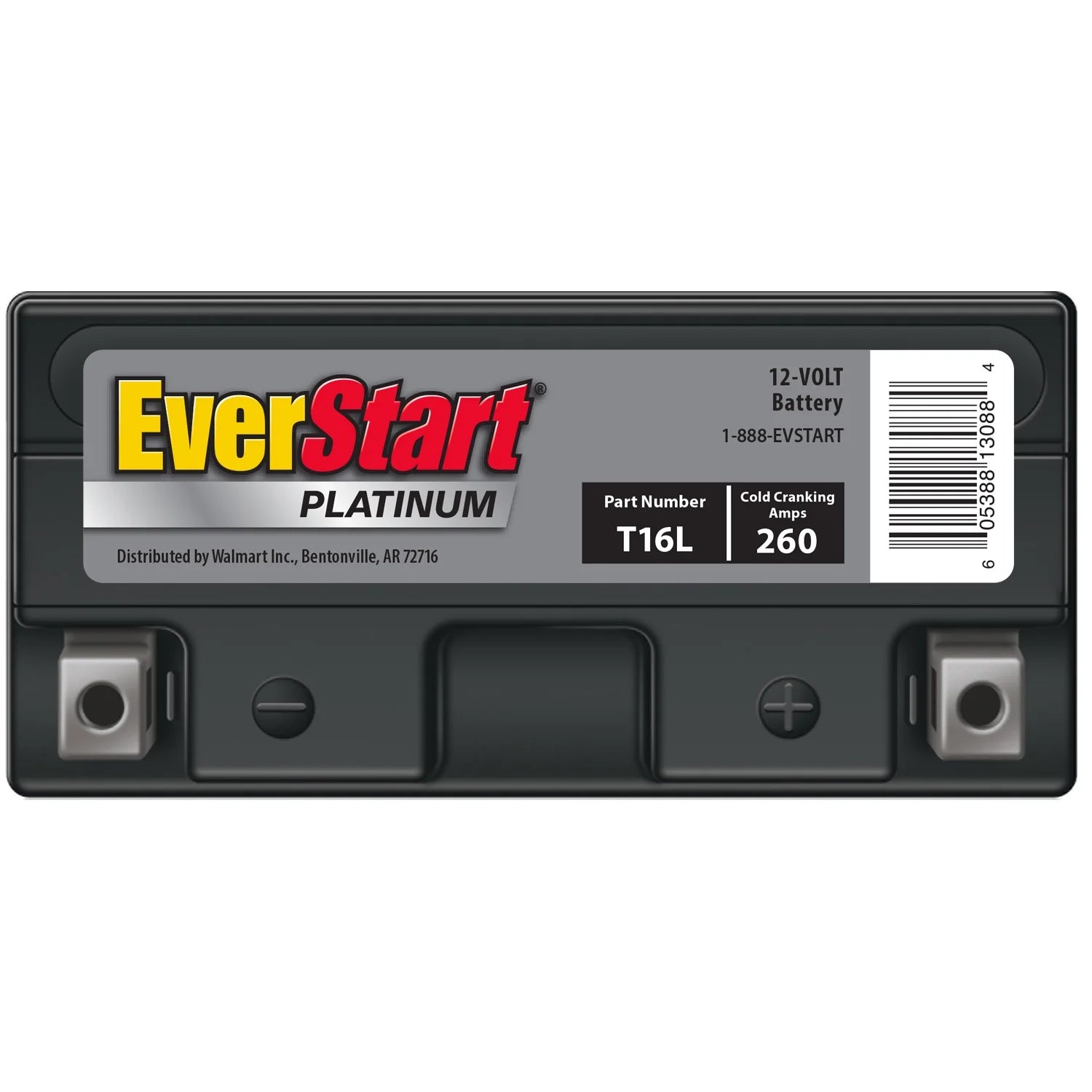 2026 New EverStart Platinum AGM Power Sport Battery, Group Size T16L 12 Volt, 260 CCA - Image 3