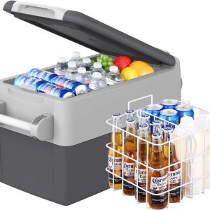 2026 New Setpower 12V Portable Refrigerator Freezer, 32 Quart Outdoor Fridge for Camping,Car Refrigerator,Electric Cooler for Truck, RV, Travel,3-Year Warranty