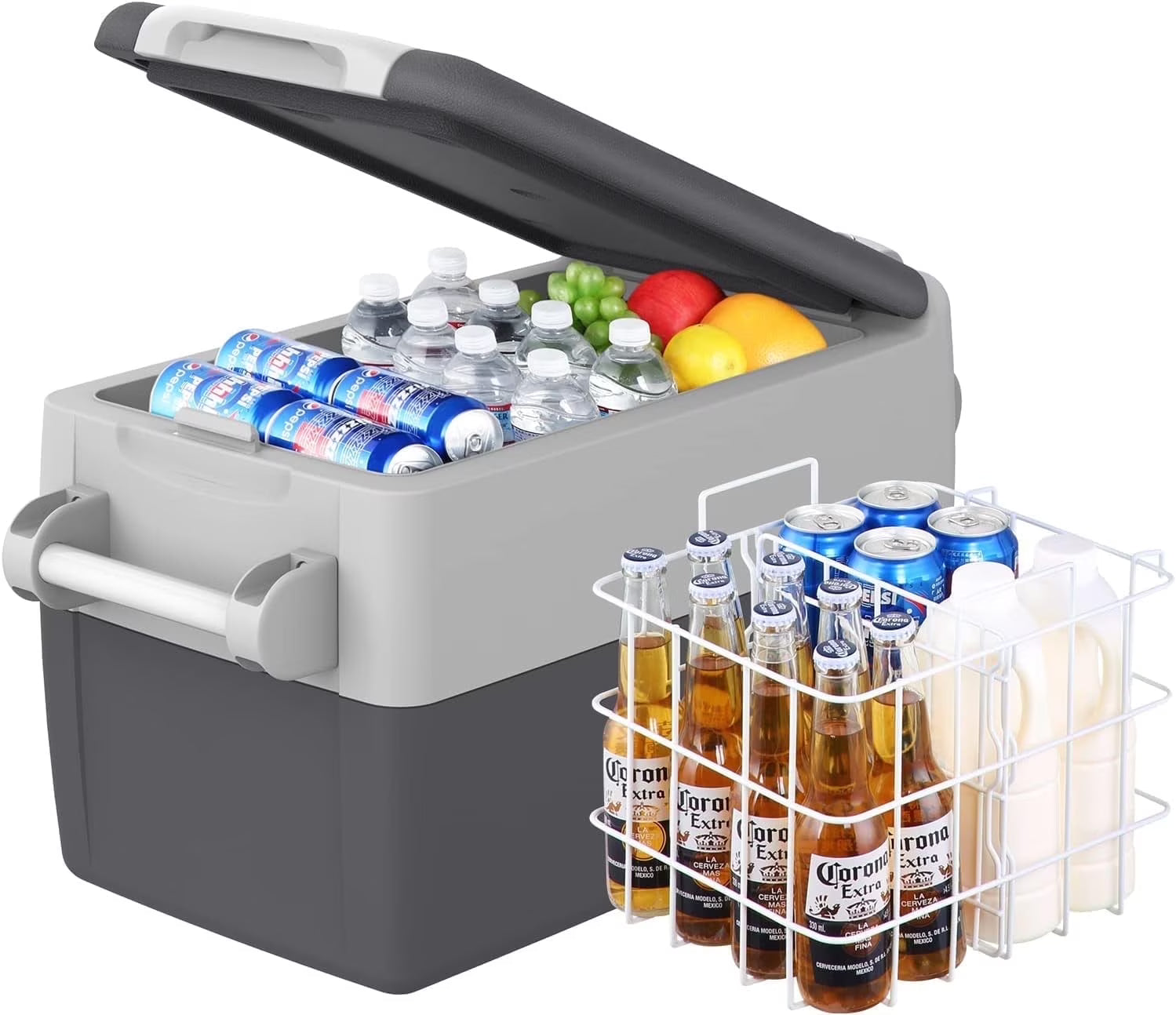 2026 New Setpower 12V Portable Refrigerator Freezer, 32 Quart Outdoor Fridge for Camping,Car Refrigerator,Electric Cooler for Truck, RV, Travel,3-Year Warranty