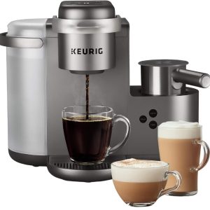 2026 New Keurig K-Cafe Special Edition Single-Serve Programmable Energy Efficient Button Controls K-Cup Pod Coffee, Latte, and Cappuccino Maker (Nickel)