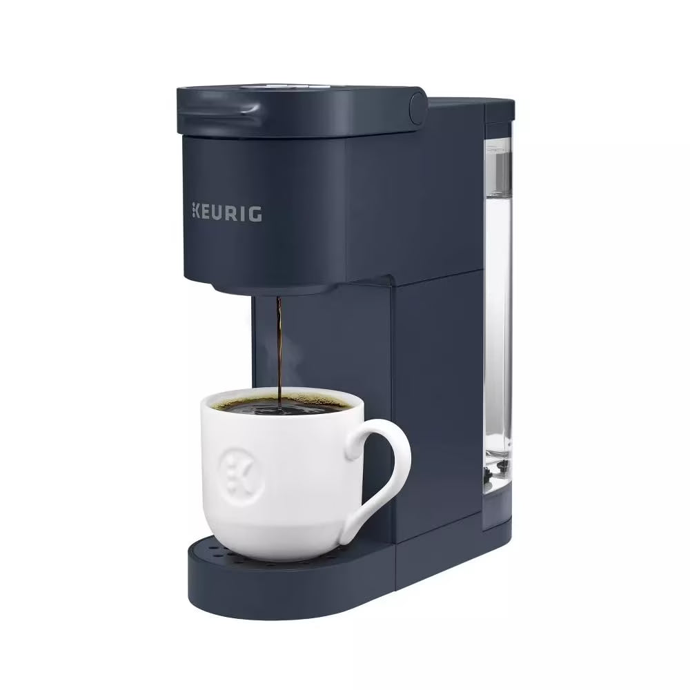 2026 New Keurig K-Mini Go, Multicup Reservoir Single-Serve K-Cup Pod Coffee Maker with Strong Brew Button | Navy