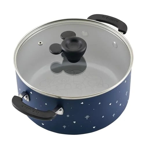 2026 New Farberware Bon Voyage Ceramic Nonstick Pots and Pans Set with Baking Sheet/Cookie Pan and Home Kitchen Tools, 8 Piece Non Stick Cookware Set - Blue - Image 16