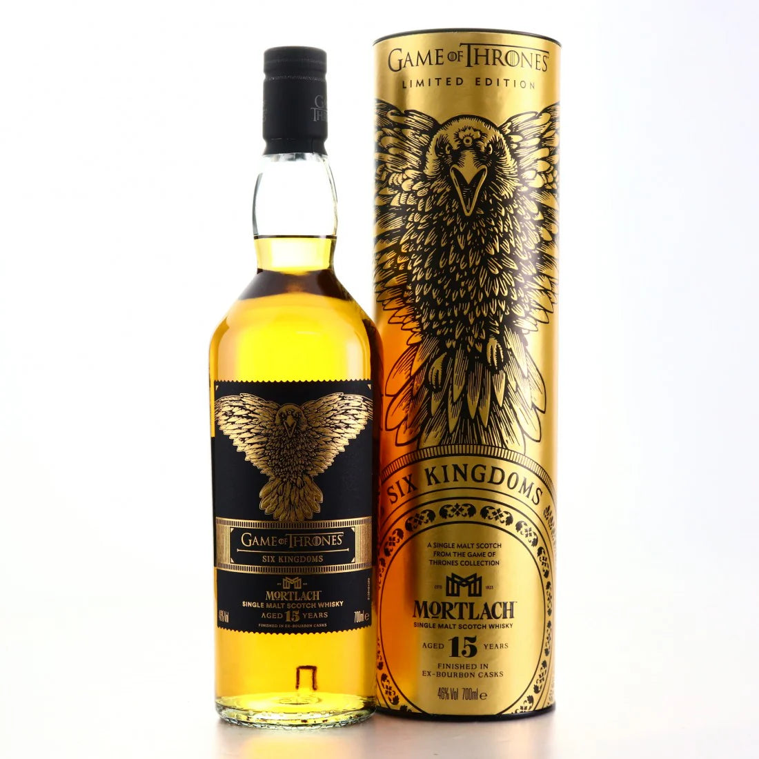 2026 New Mortlach 15 Year Single Malt Scotch Whiskey Game Of Thrones Special Edition - 750ML