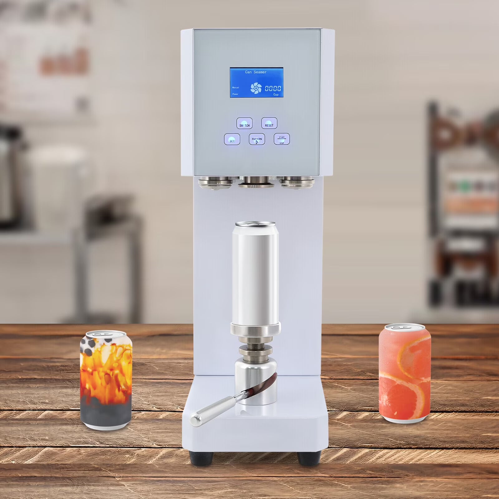 2026 New 370W Automatic Can Sealing Machine Electric Cup Sealer Machine with Counter 110V