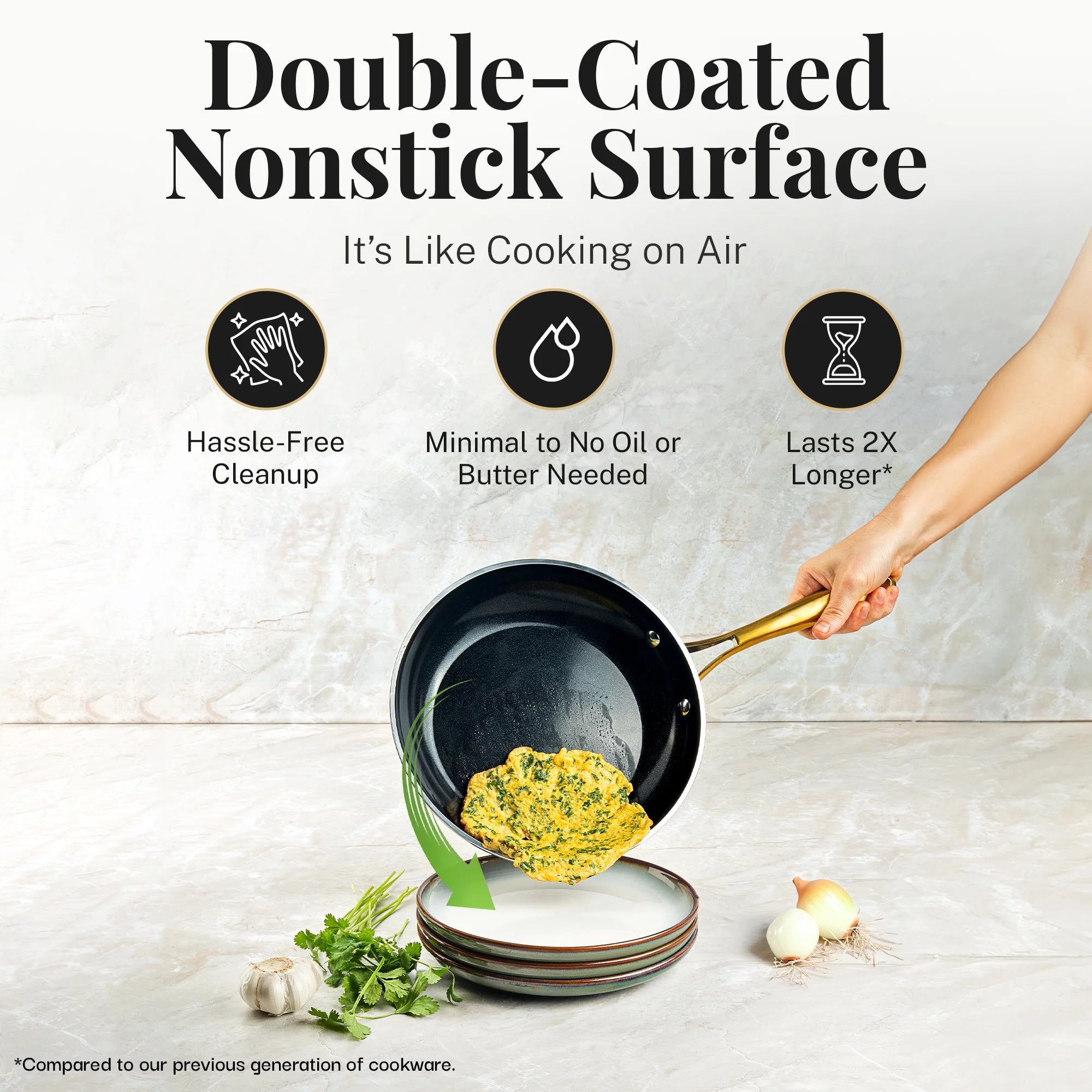 2026 New Gotham Steel 15 Pc Ceramic Cookware Set Nonstick, Ceramic Pots and Pans Set Non Stick with Steamer & Cooking Utensils, Non Toxic, Premium Stay Cool Handles, Oven & Dishwasher Safe, Blue - Image 11