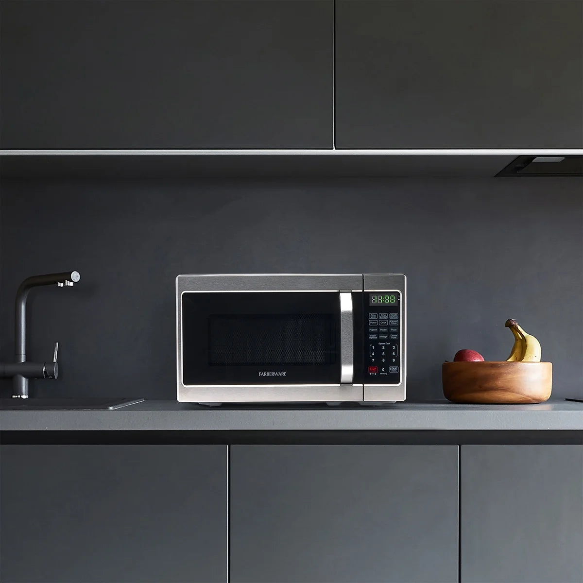 2026 New Farberware 1.1 Cu. Ft. 1000-Watt Compact Microwave Oven, Black - Image 19